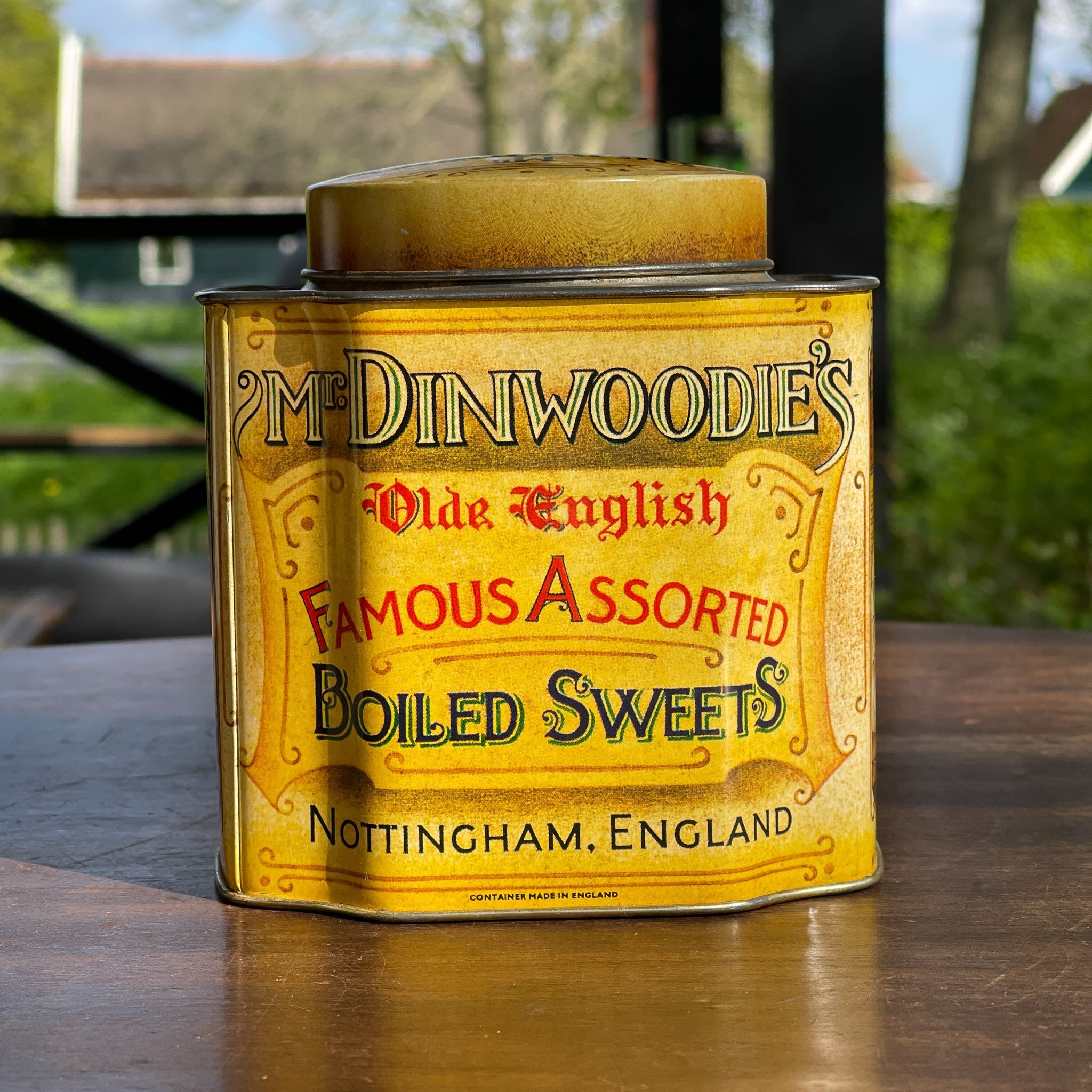 Mr. Dinwoodie’s Old English Boiled Sweets Snoepblik – Nottingham - The Collectionist