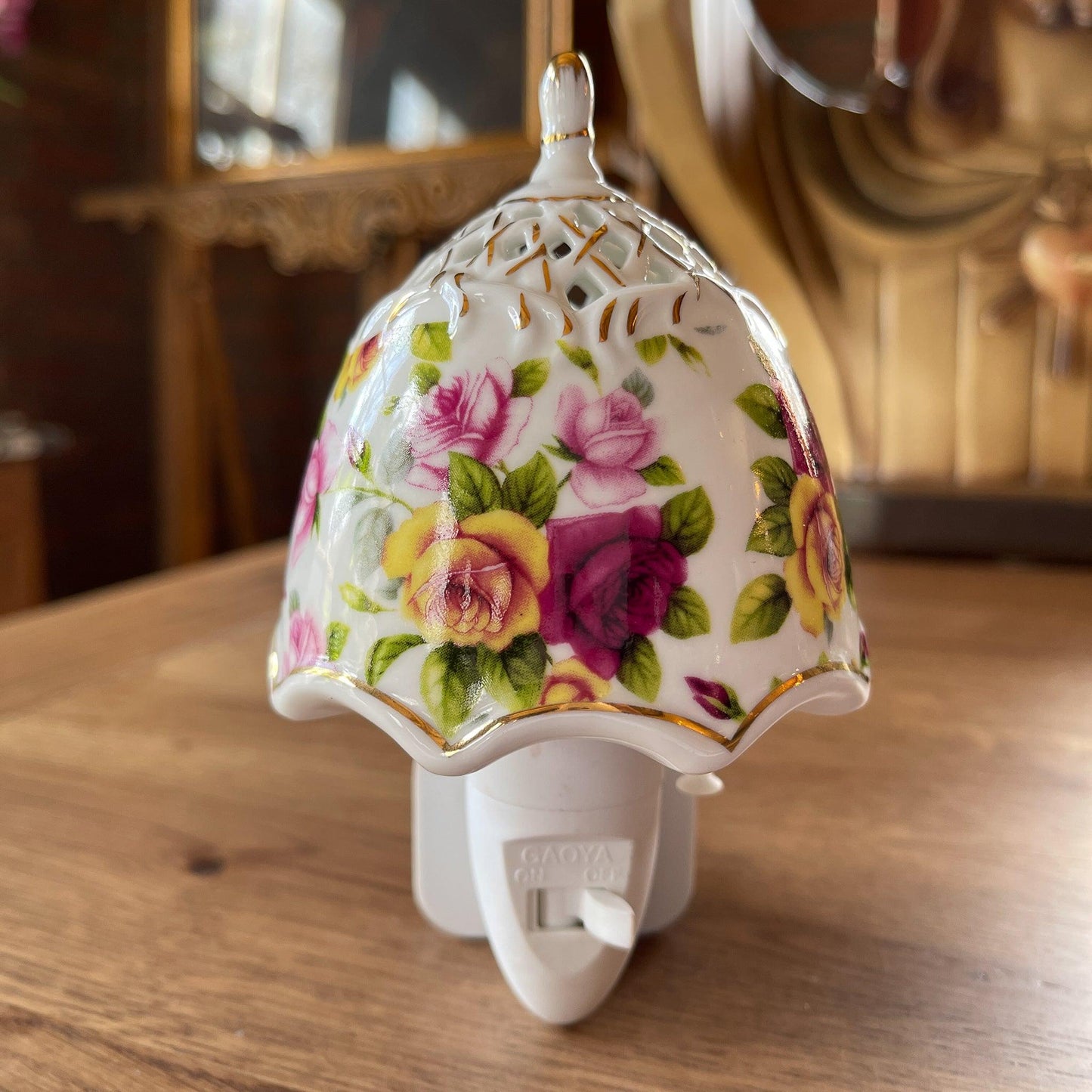 Nachtlampje van porselein - Bamestra Curiosa