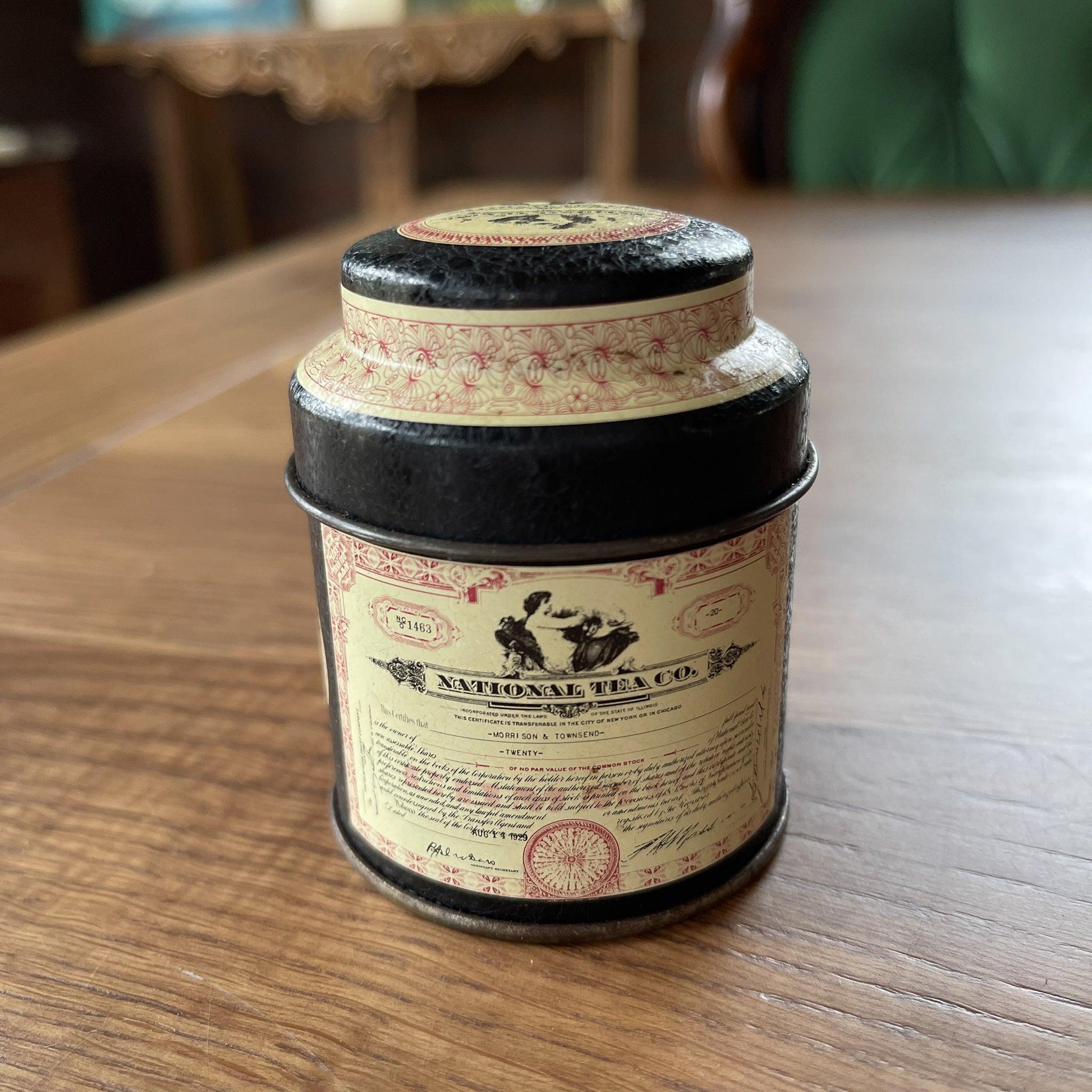 National Tea Co. blikje - Bamestra Curiosa