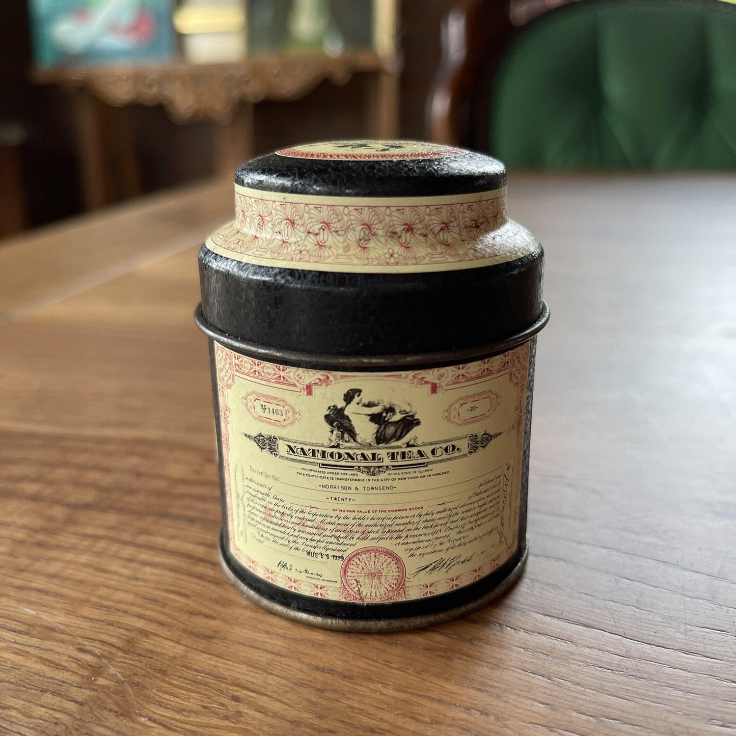 National Tea Co. blikje - Bamestra Curiosa