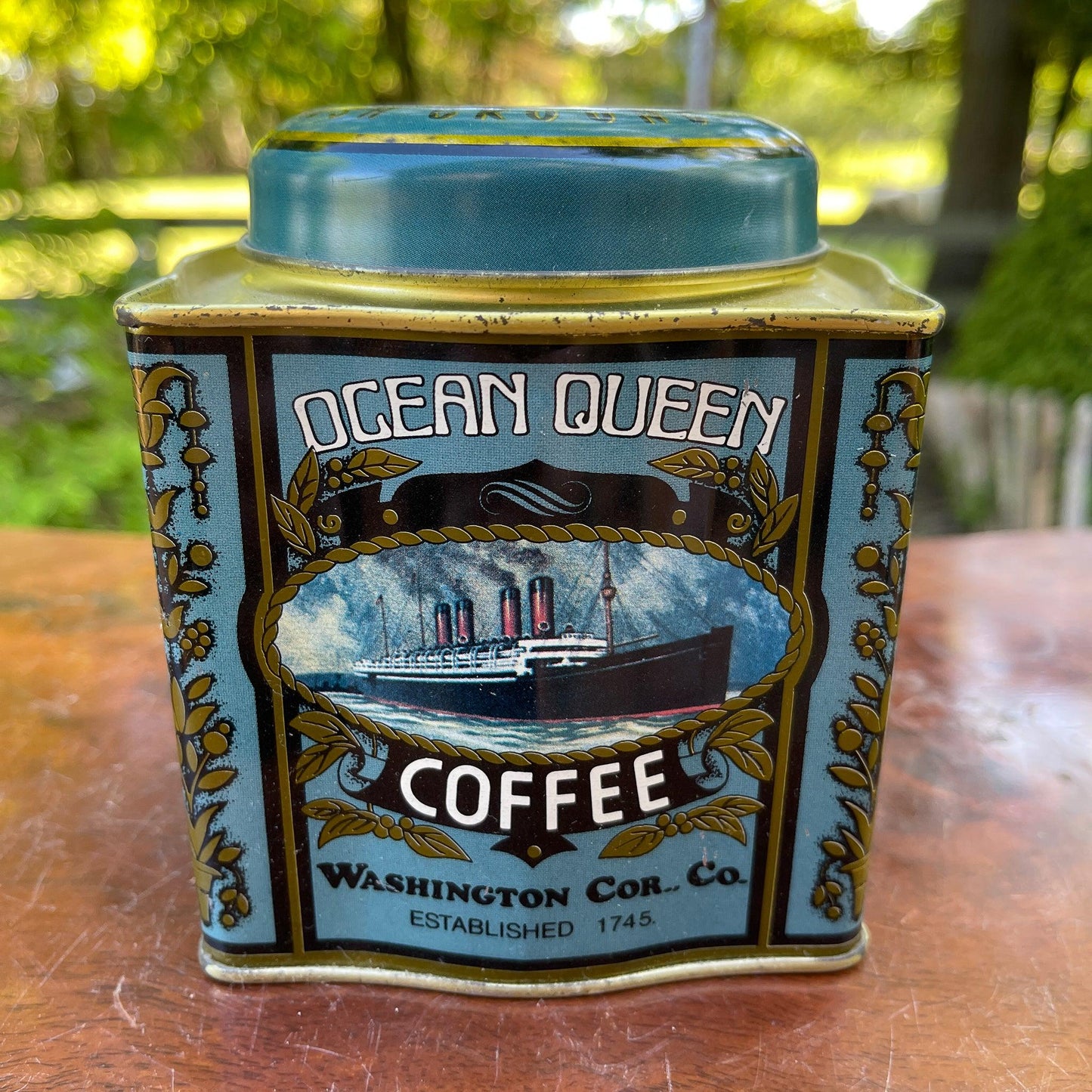 Ocean Queen koffie blik - Bamestra Curiosa