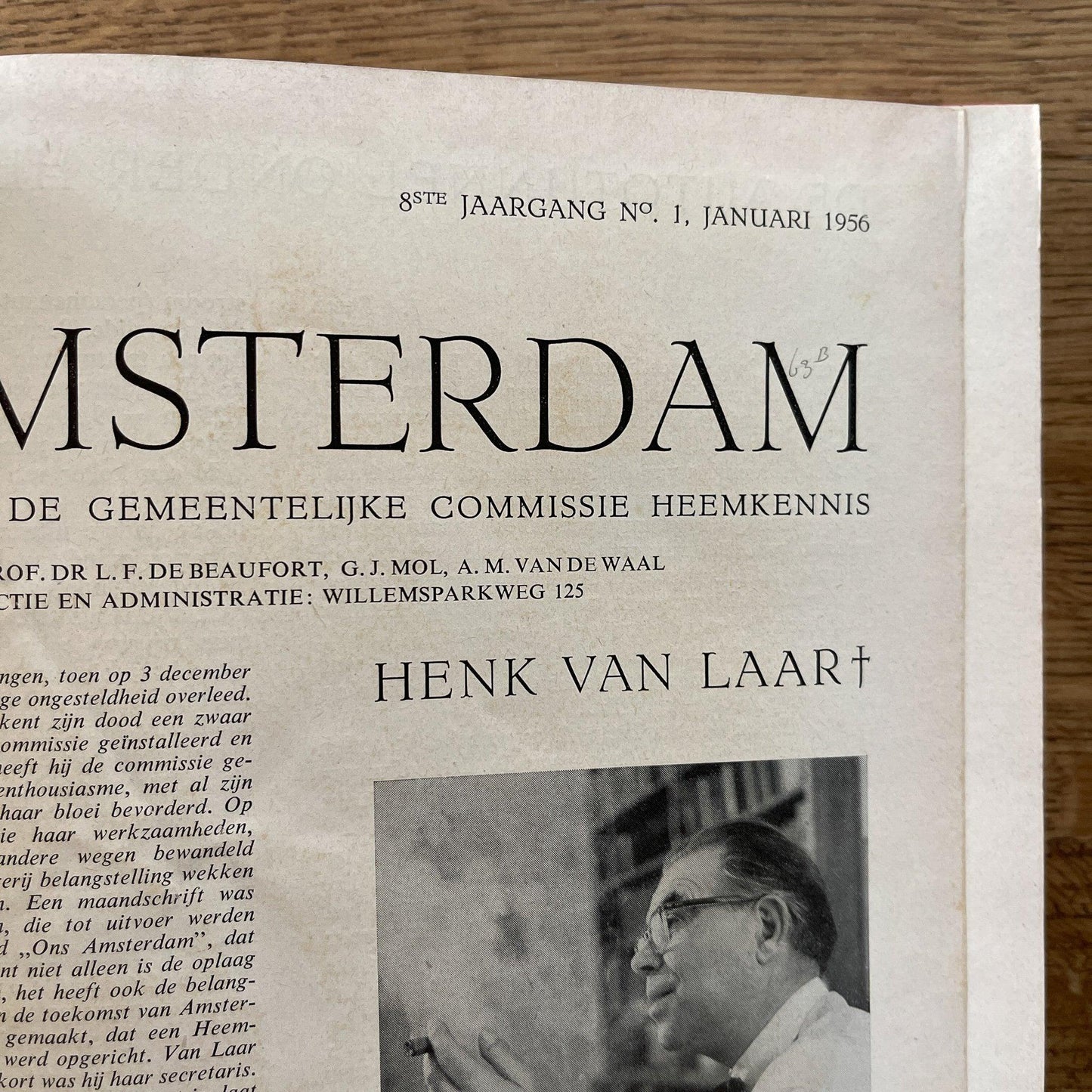 Ons Amsterdam 8 (1956) - Bamestra Curiosa