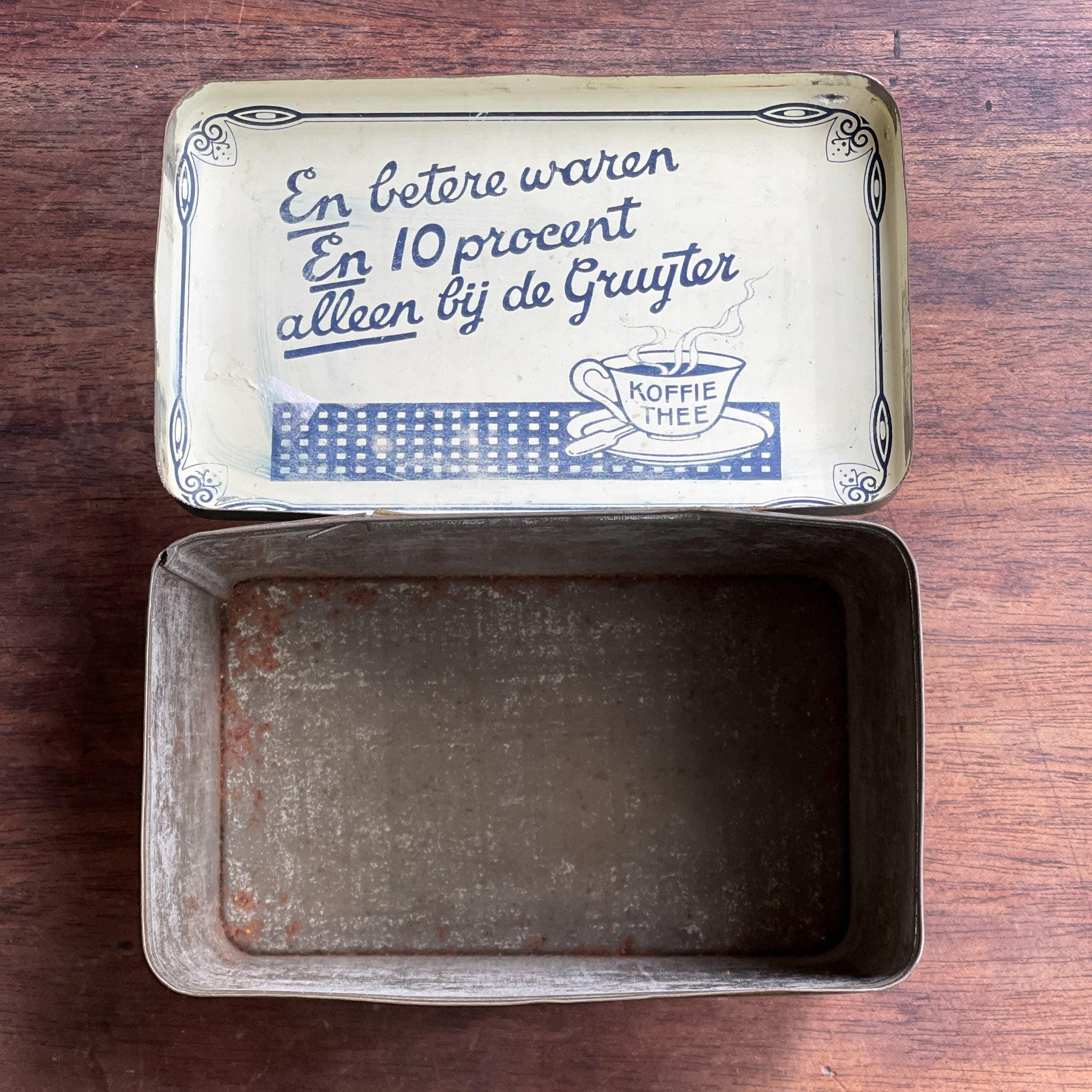 Oud thee blik van De Gruyter - The Collectionist