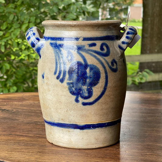 Oude Keulse aardewerk pot / bloempot - Bamestra Curiosa