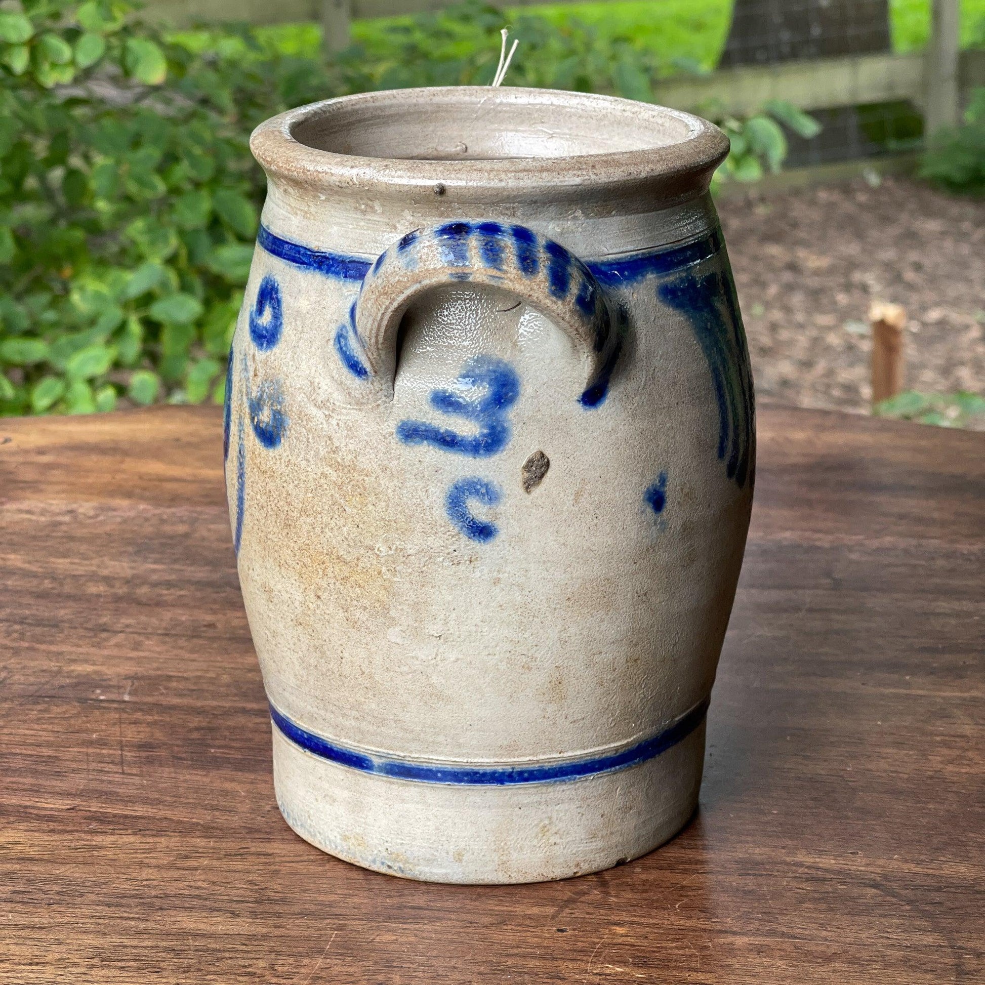 Oude Keulse aardewerk pot / bloempot - Bamestra Curiosa