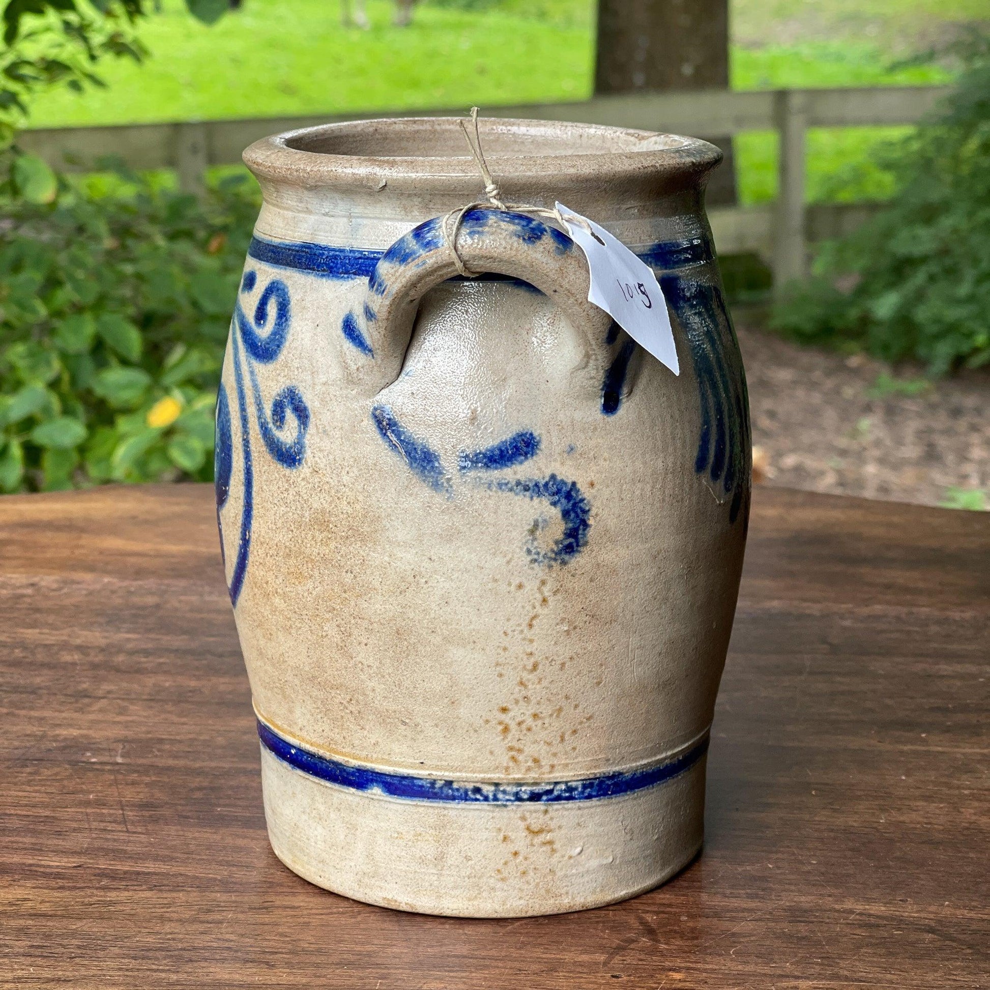 Oude Keulse aardewerk pot / bloempot - Bamestra Curiosa