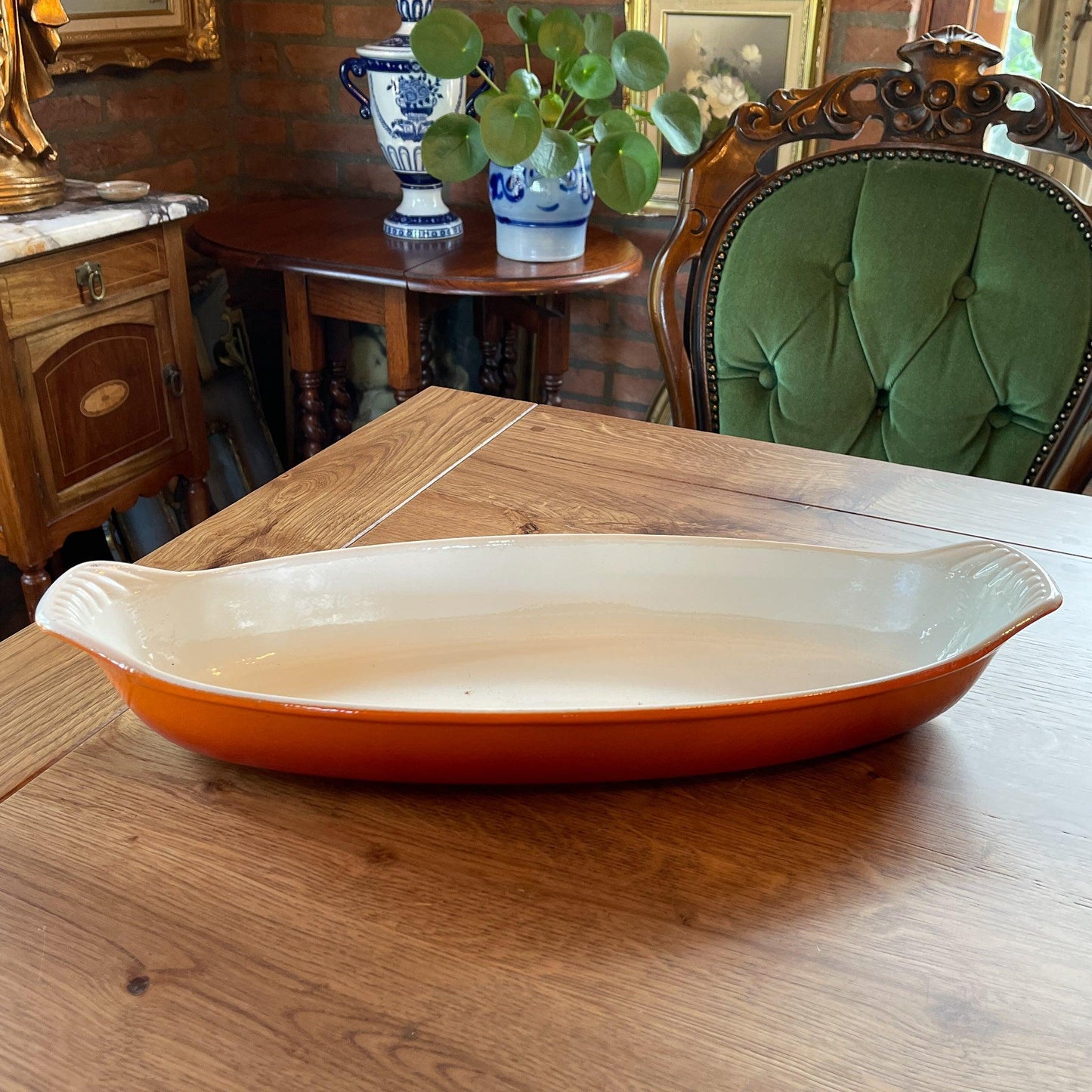 Ovale DRU gietijzeren ovenschaal - Bamestra Curiosa