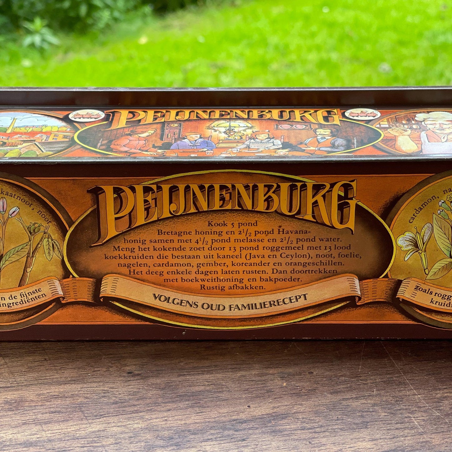 Peijenburg ontbijtkoek blik - Bamestra Curiosa