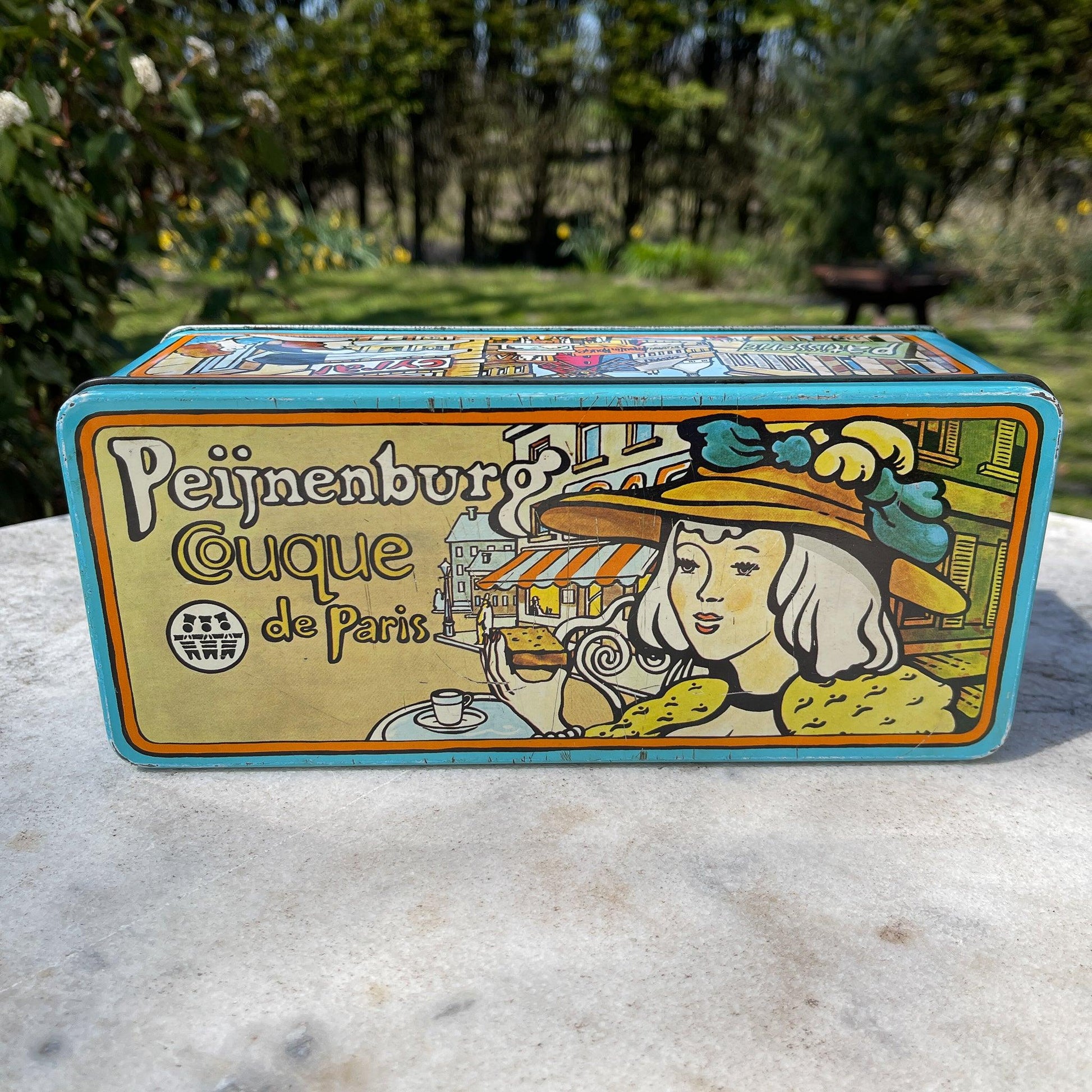 Peijnenburg koek Couque de Paris blik - Bamestra Curiosa