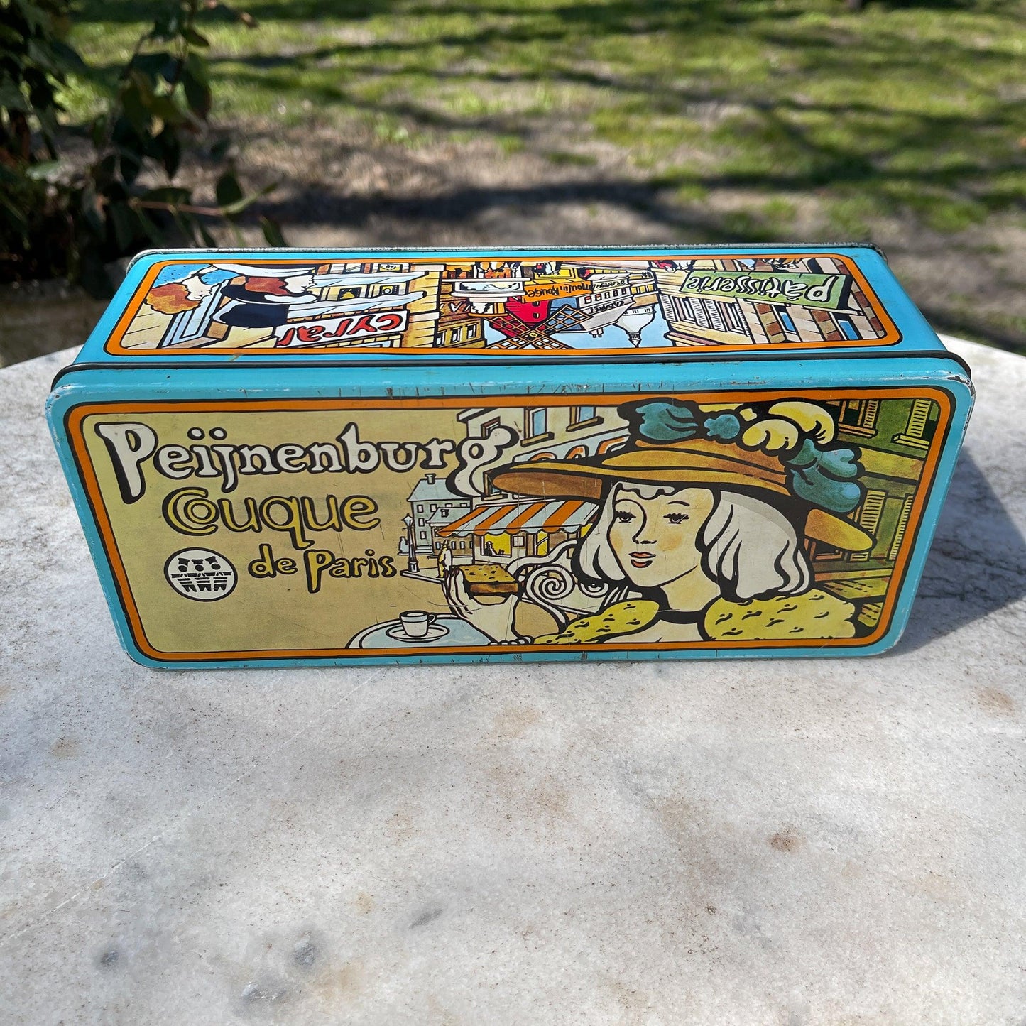 Peijnenburg koek Couque de Paris blik - Bamestra Curiosa