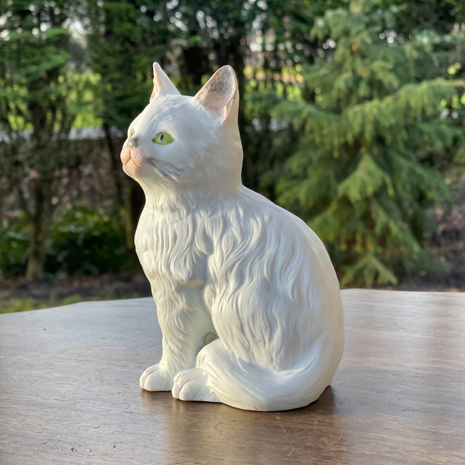 Antieke Poes Van Gräfenthal Porselein - Bamestra Curiosa