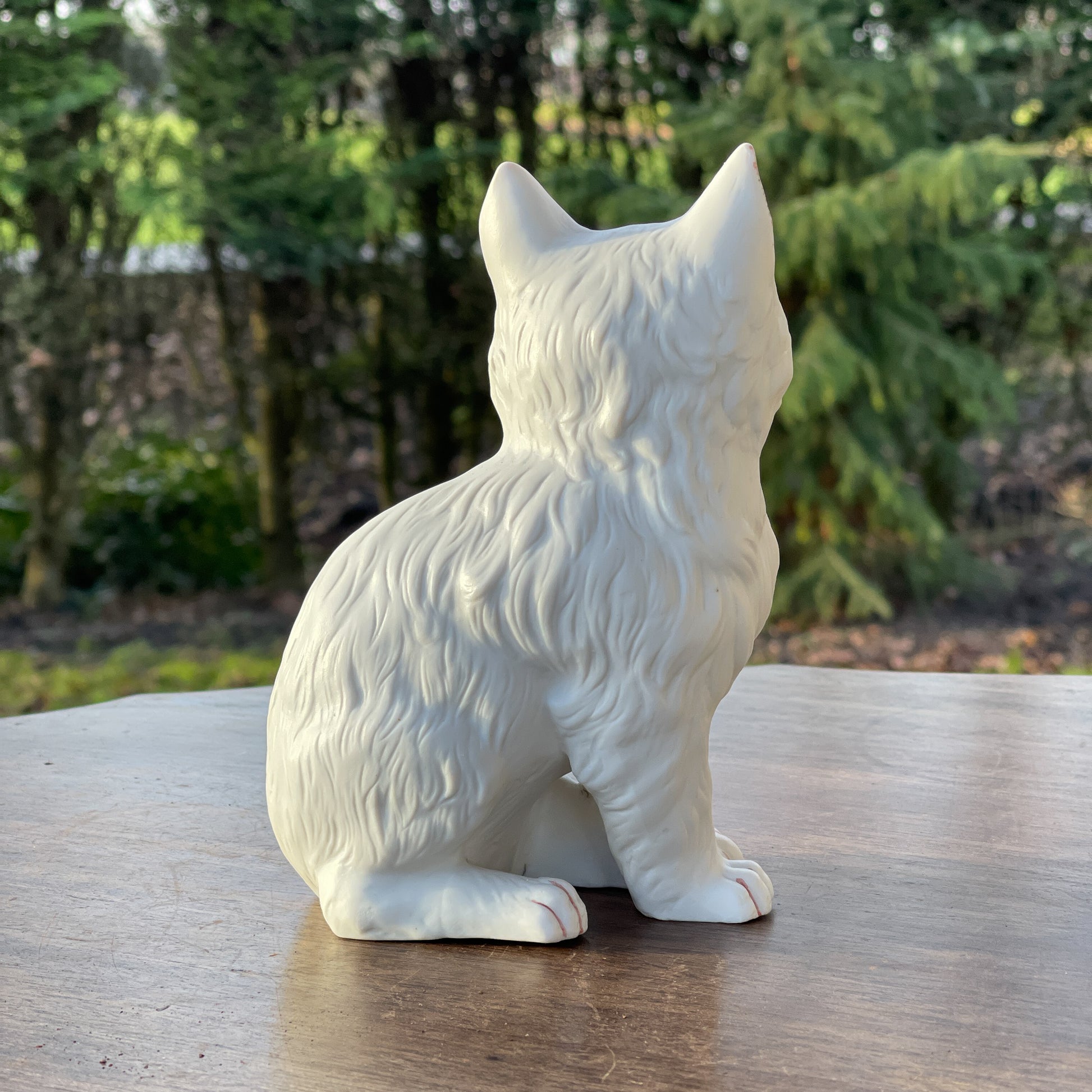 Antieke Poes Van Gräfenthal Porselein - Bamestra Curiosa