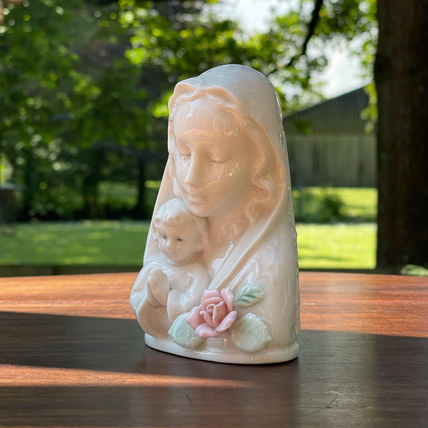 Porseleinen Maria beeldje - Bamestra Curiosa