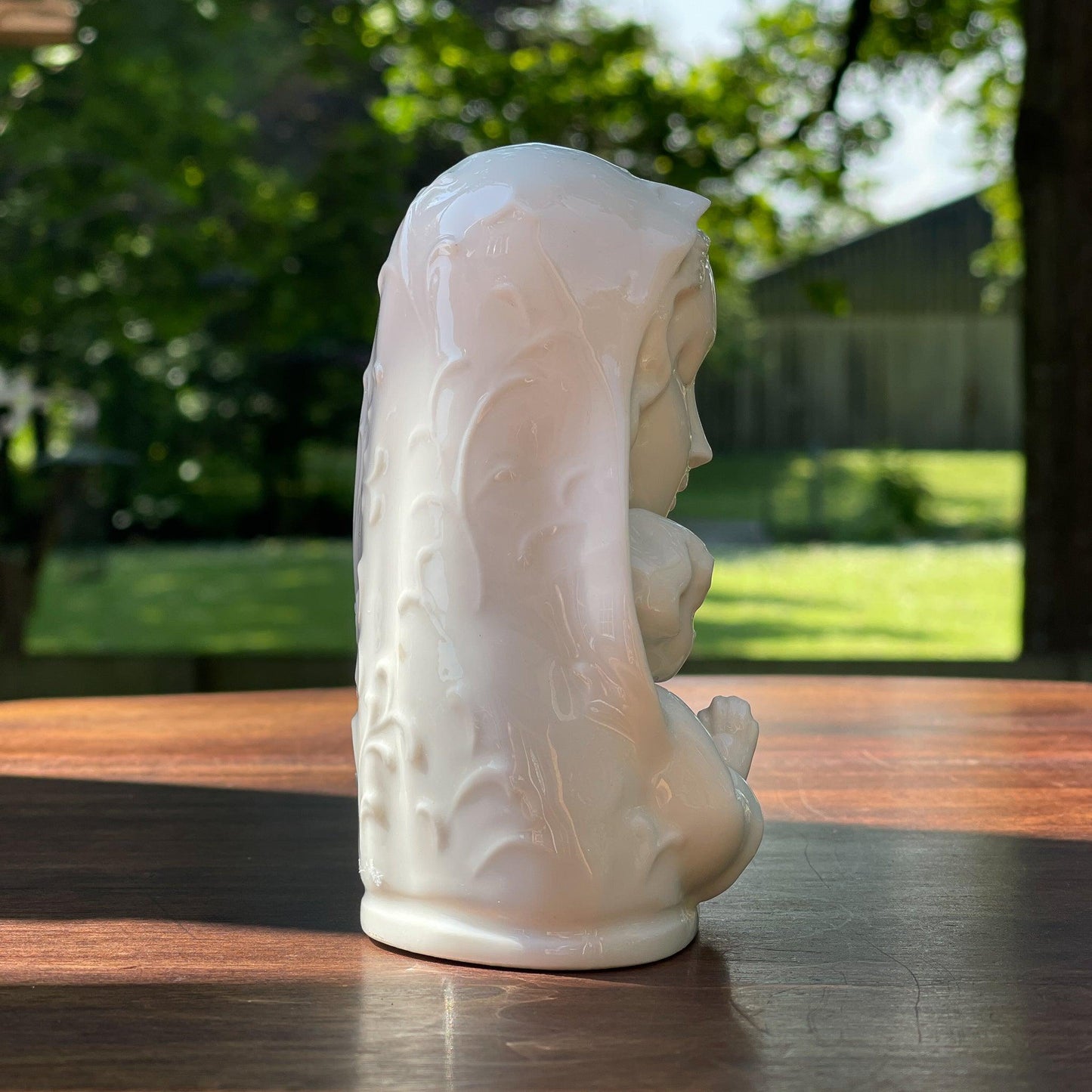 Porseleinen Maria beeldje - Bamestra Curiosa