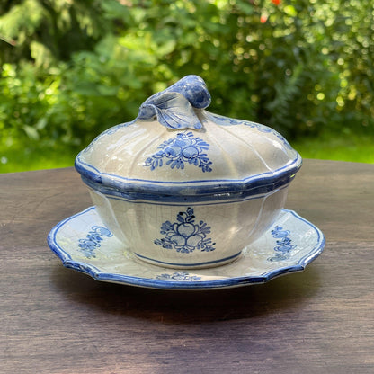 Prachtig antiek ovaal craquelé kommetje - Bamestra Curiosa