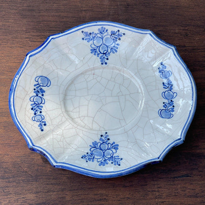 Prachtig antiek ovaal craquelé kommetje - Bamestra Curiosa