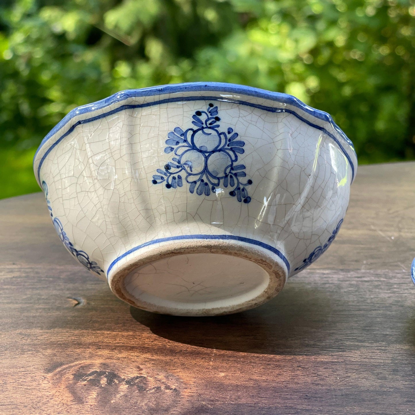 Prachtig antiek ovaal craquelé kommetje - Bamestra Curiosa