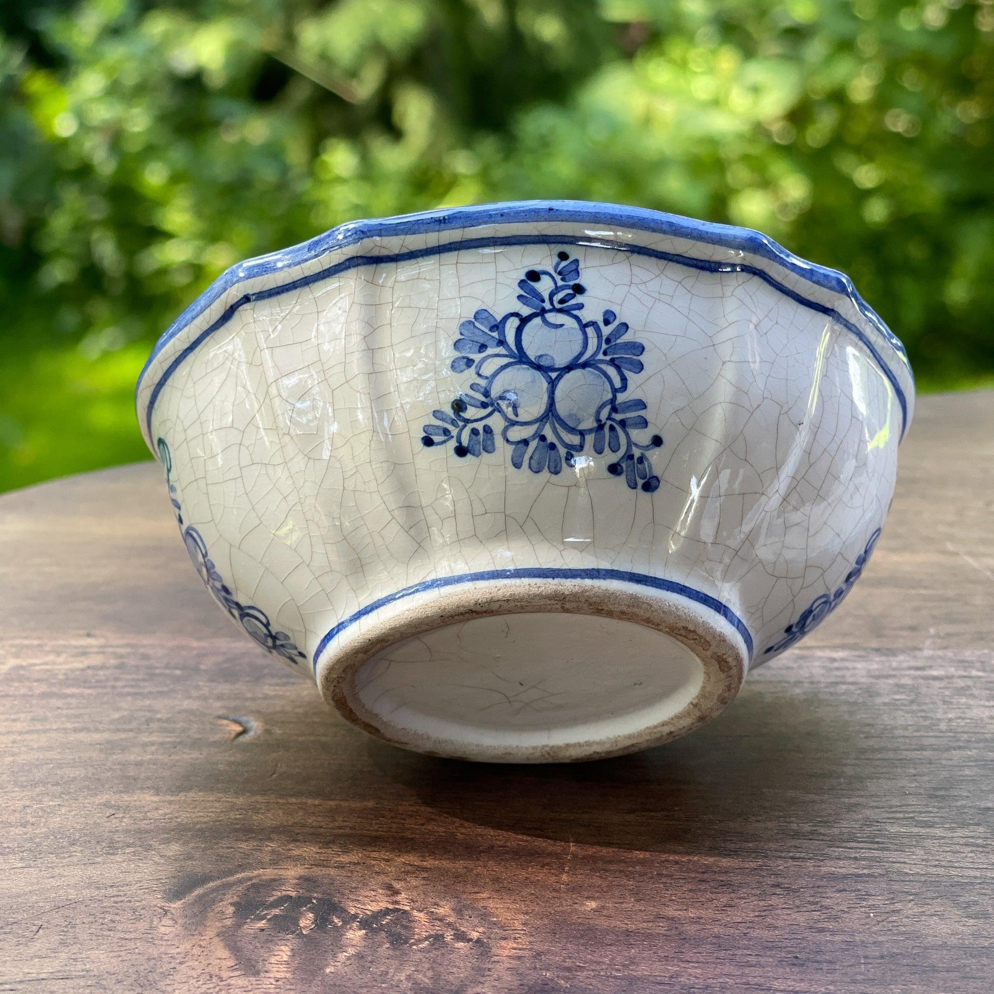 Prachtig antiek ovaal craquelé kommetje - Bamestra Curiosa