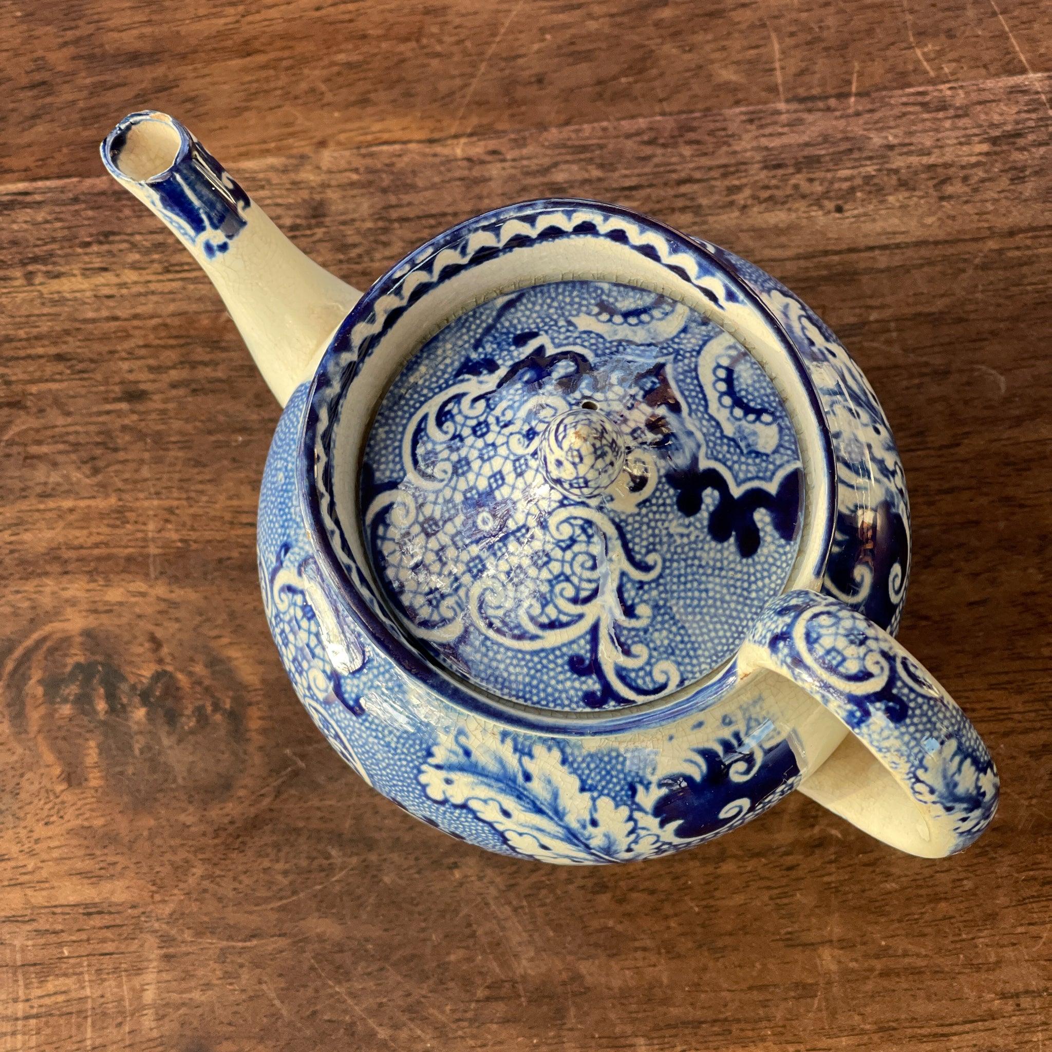 Chinees porseleinen theepotje craquelé - Bamestra Curiosa