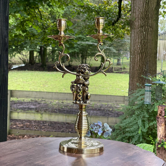 Prachtige 19e eeuwse Amsterdamse kandelaar - Bamestra Curiosa