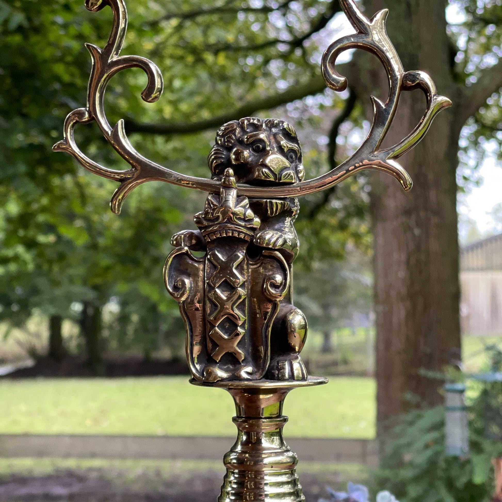 Prachtige 19e eeuwse Amsterdamse kandelaar - Bamestra Curiosa