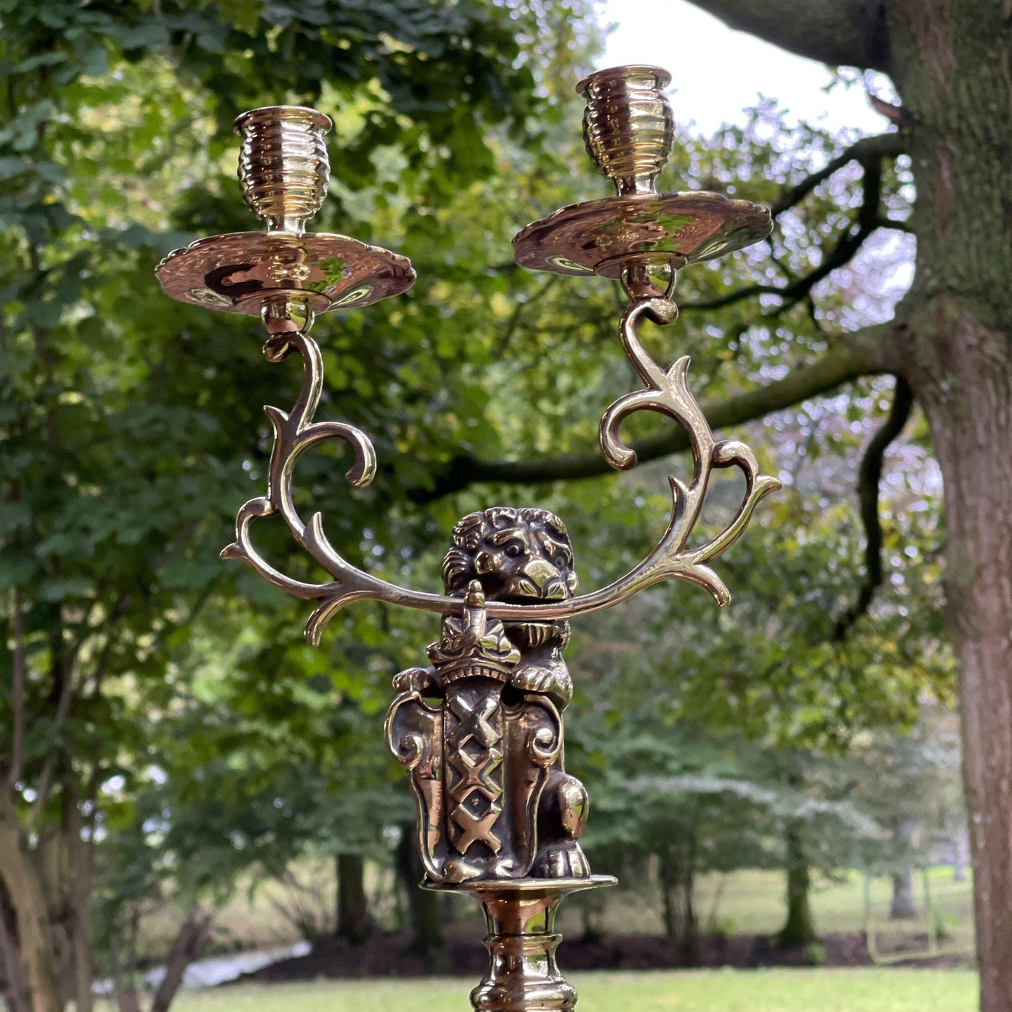 Prachtige 19e eeuwse Amsterdamse kandelaar - Bamestra Curiosa