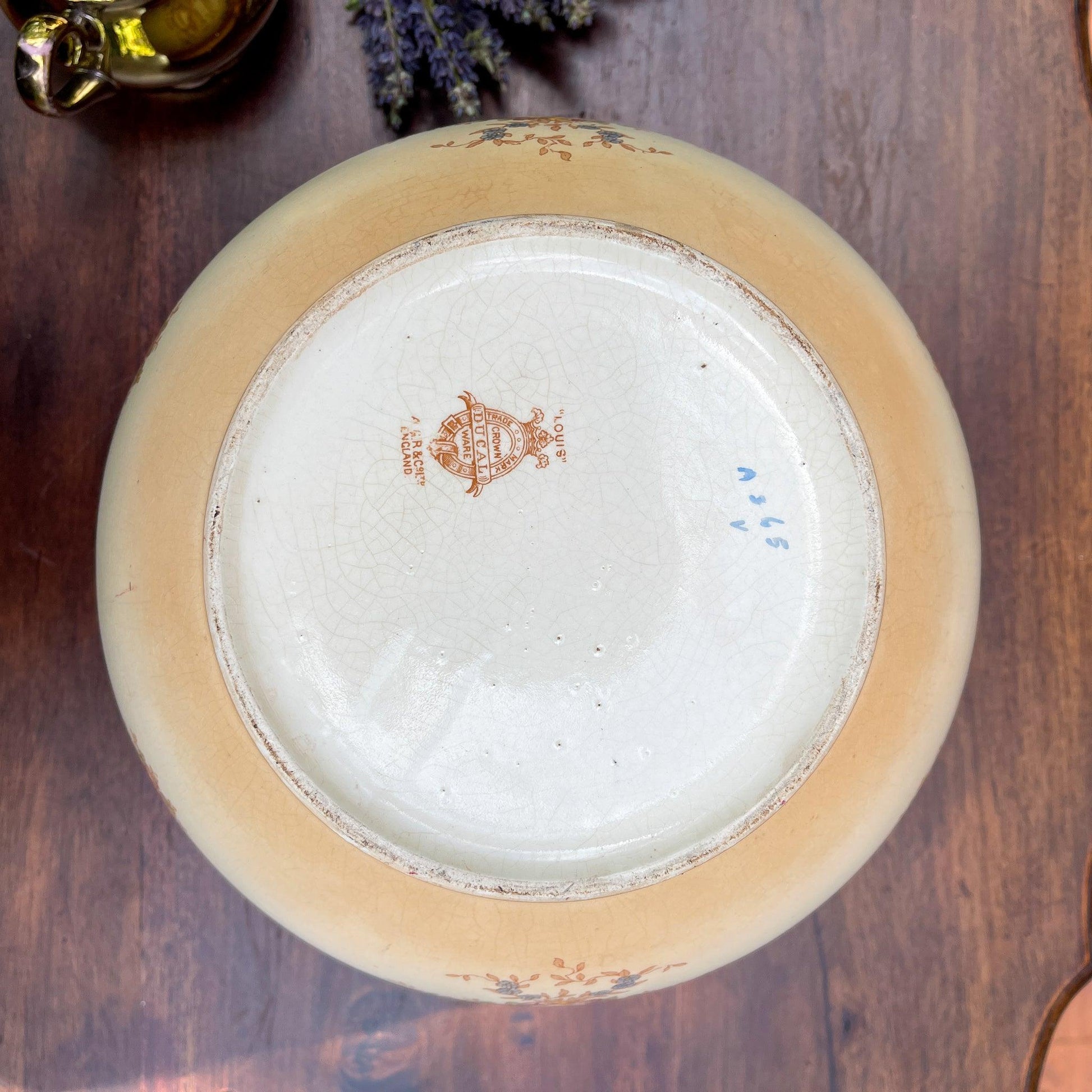 Prachtige antieke Engelse bloempot (1915-1929) - Bamestra Curiosa