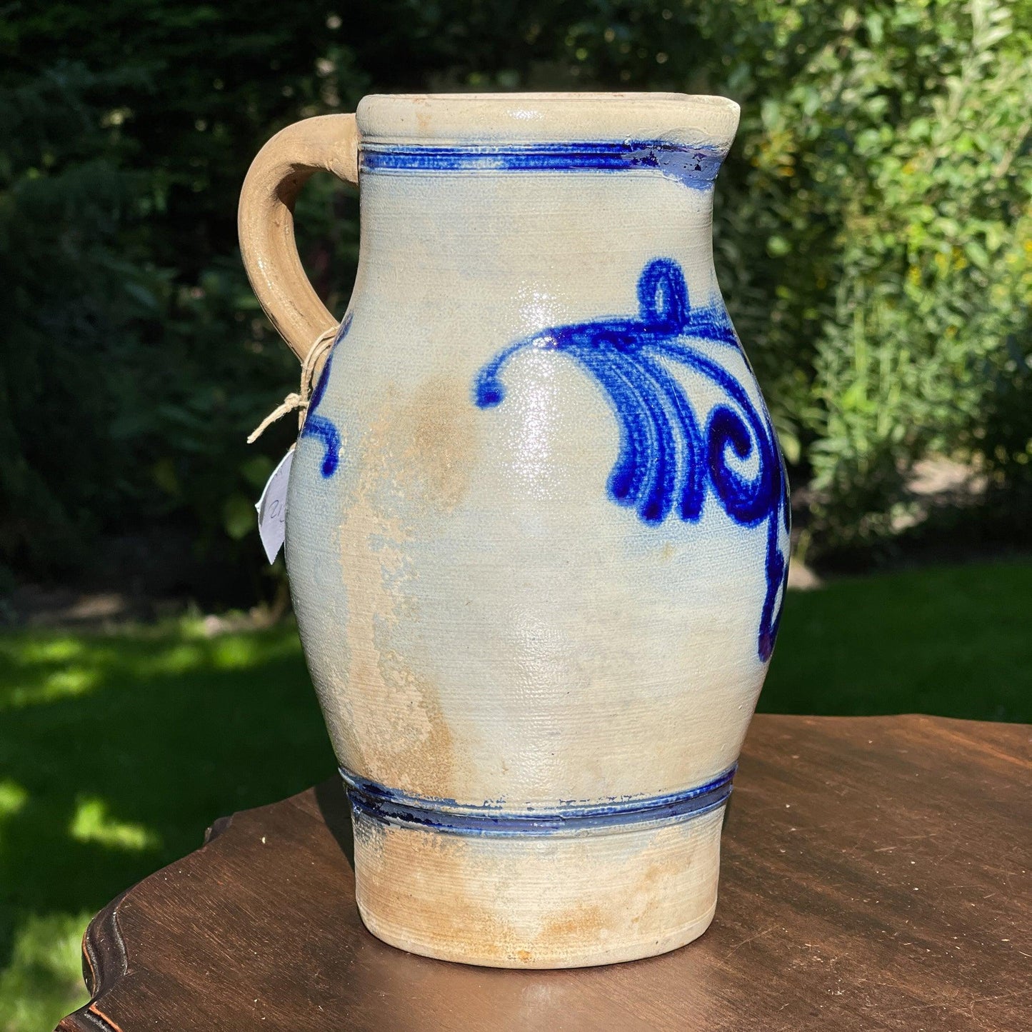 Prachtige antieke Keulse aardewerk schenkkan / vaas - The Collectionist