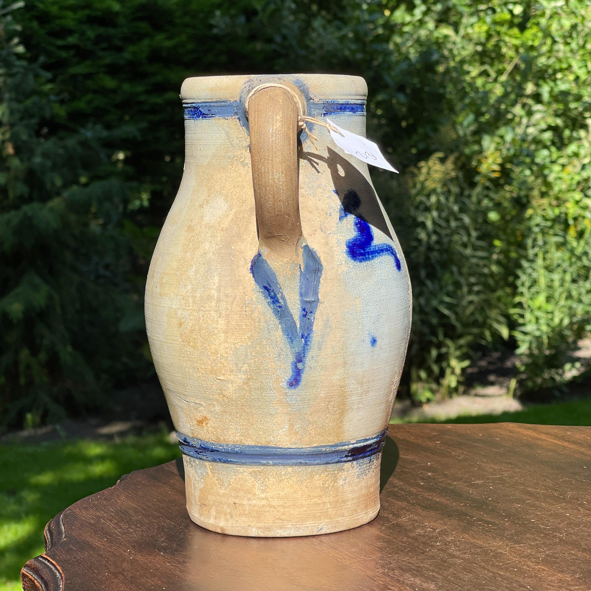 Prachtige antieke Keulse aardewerk schenkkan / vaas - The Collectionist