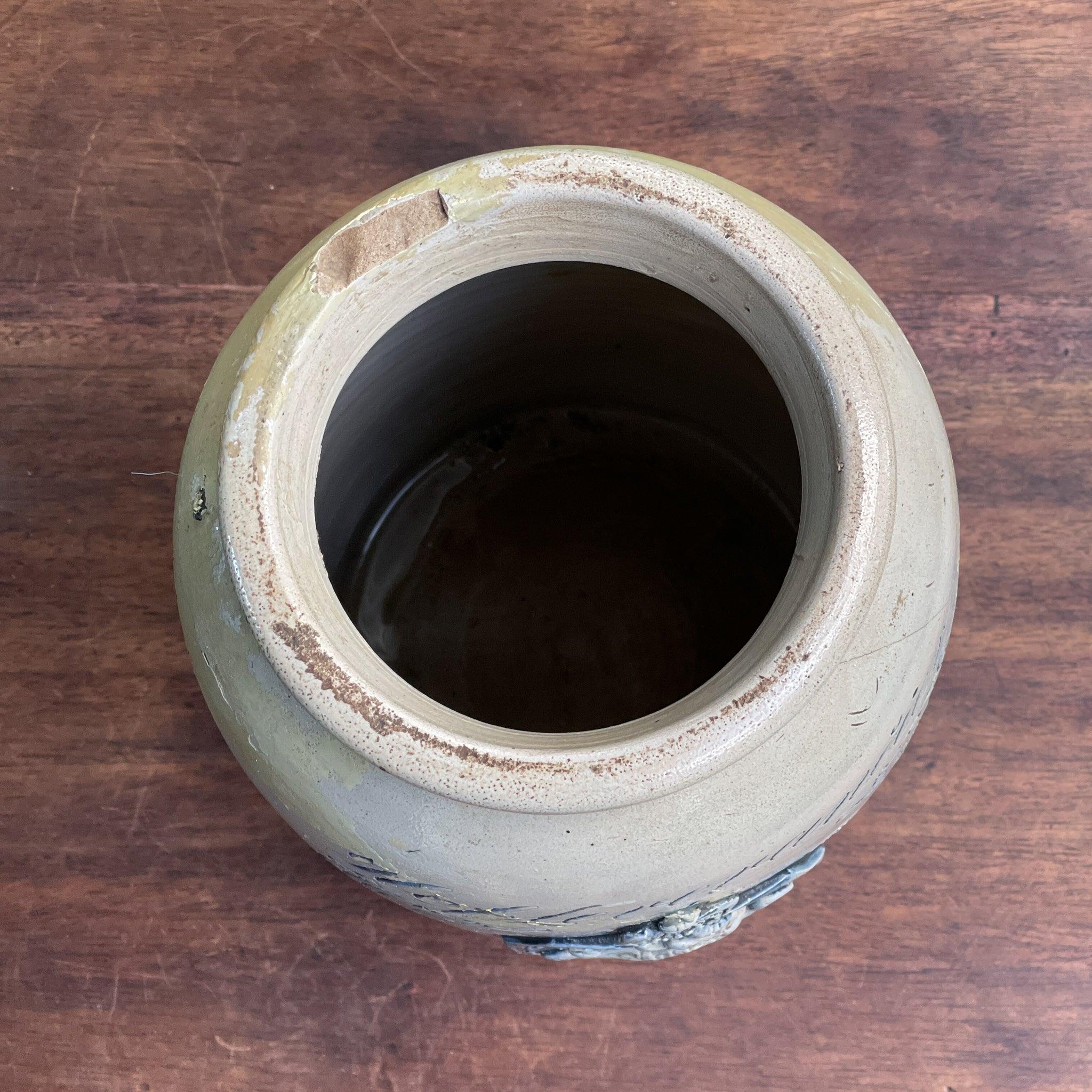 Prachtige Antieke Keulse Aardewerk Voorraadpot - The Collectionist