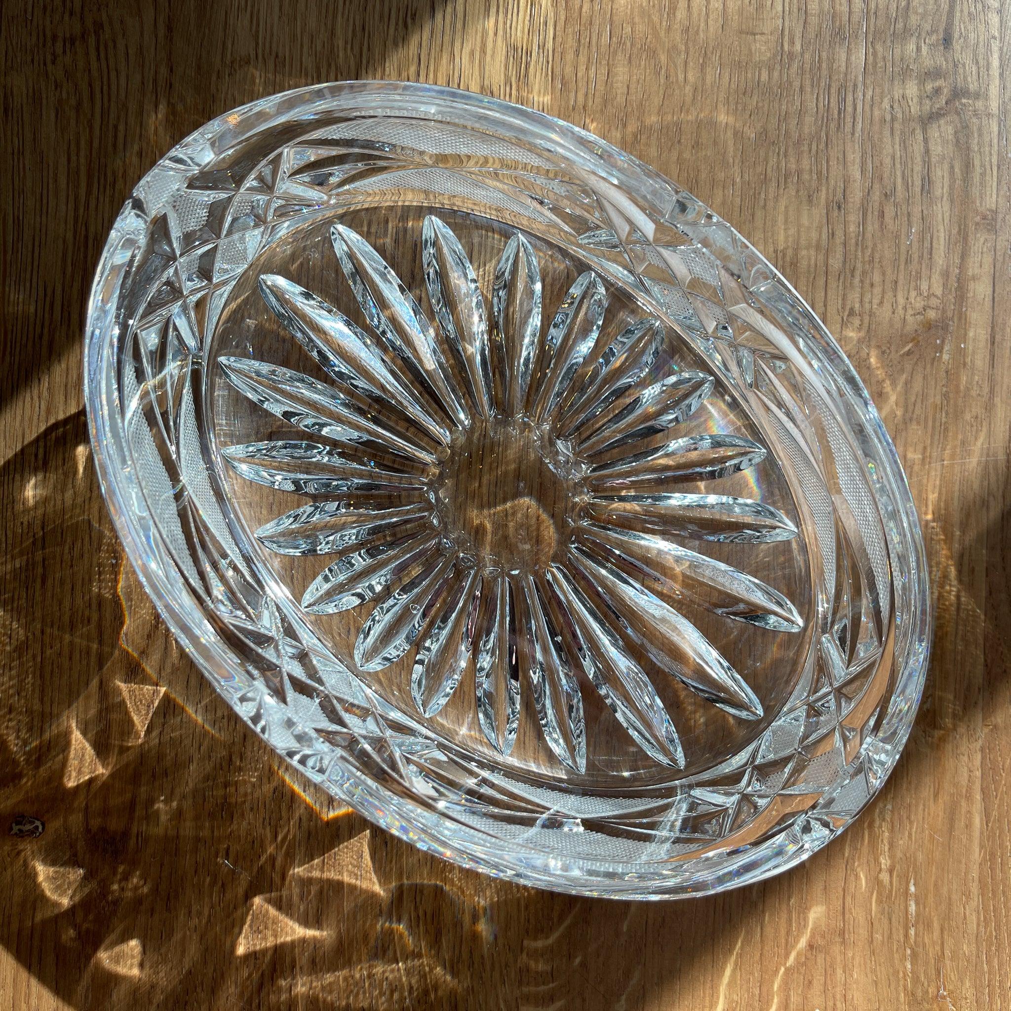Prachtige Bonbon schaal van Bohemia kristal (1950) - The Collectionist