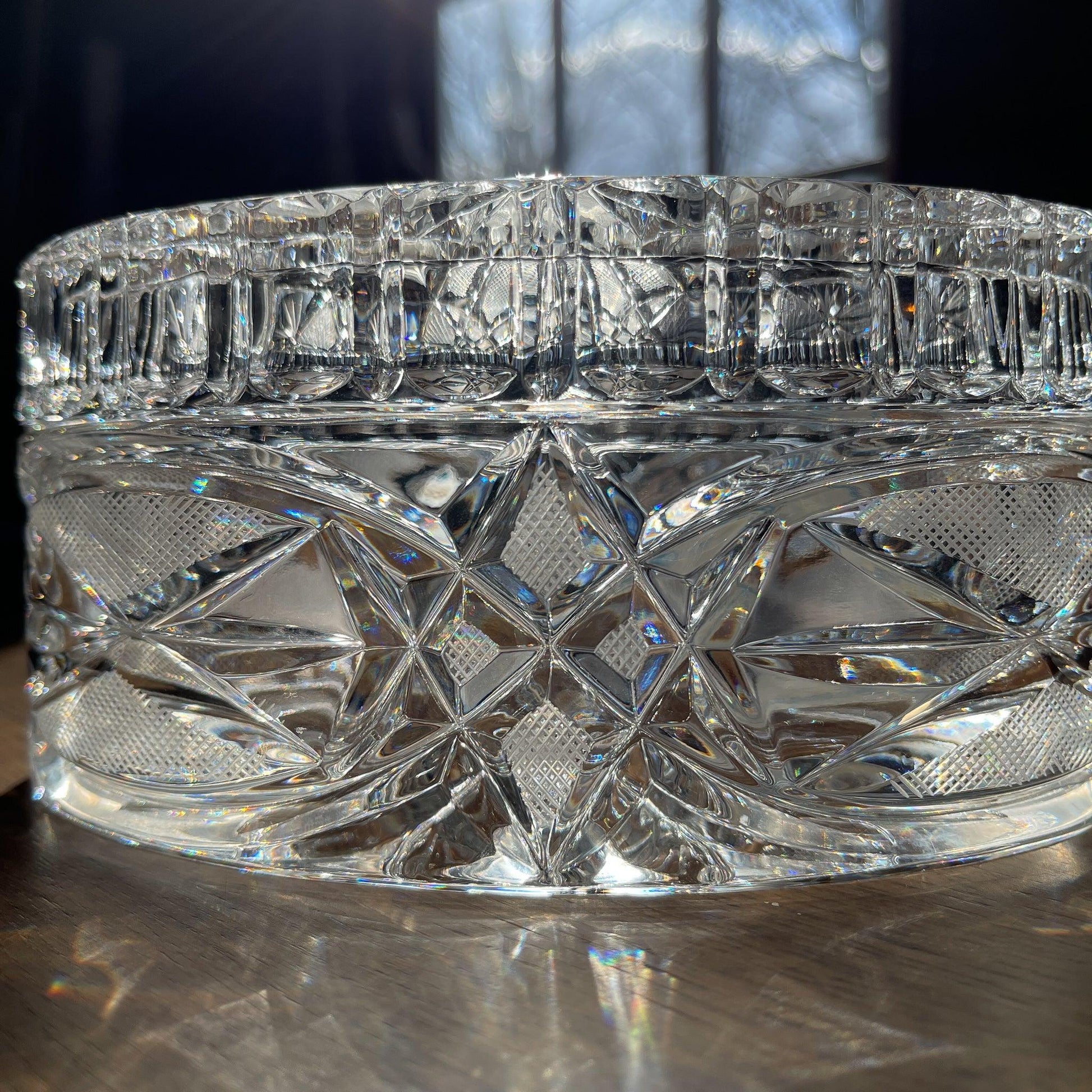 Prachtige Bonbon schaal van Bohemia kristal (1950) - Bamestra Curiosa