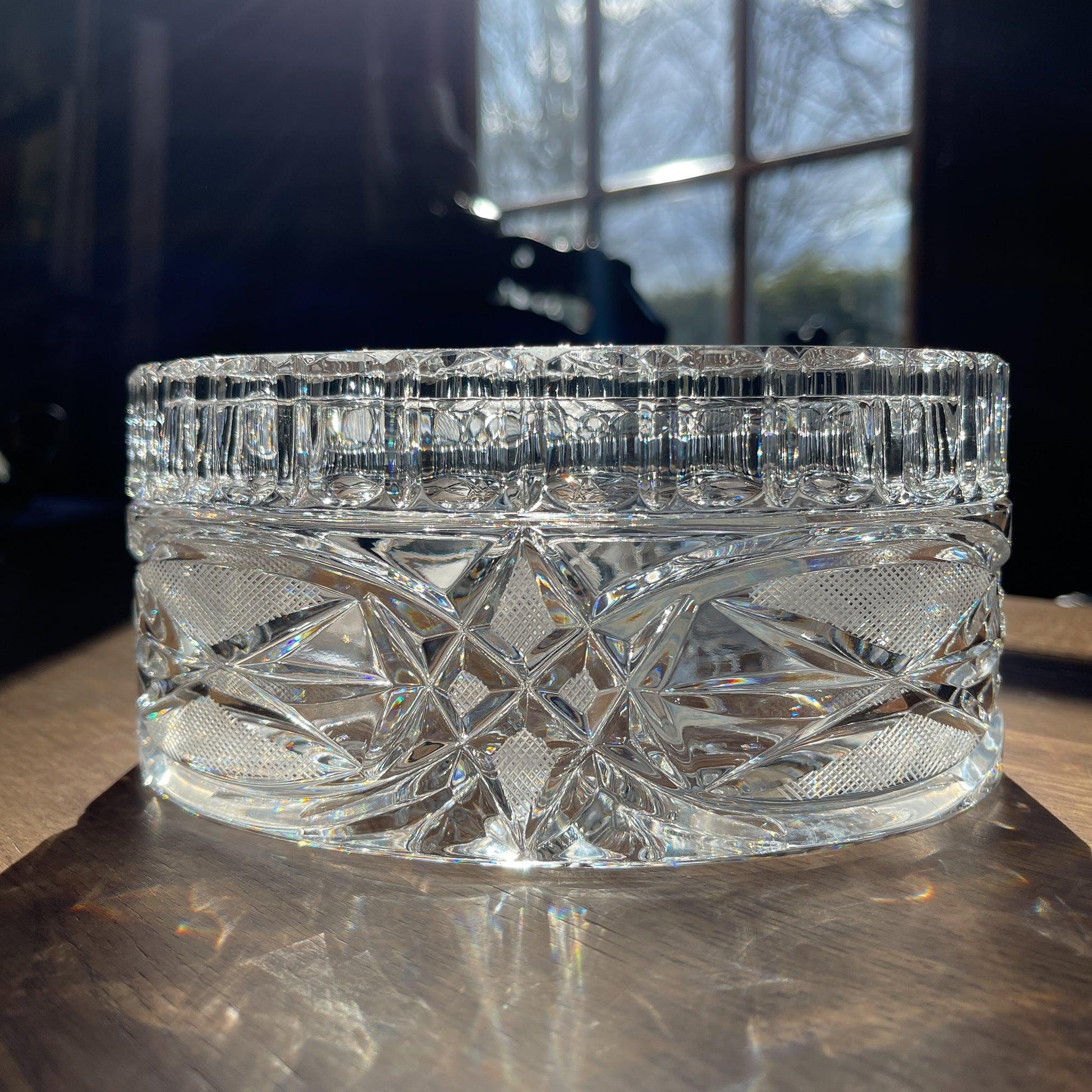 Prachtige Bonbon schaal van Bohemia kristal (1950) - Bamestra Curiosa
