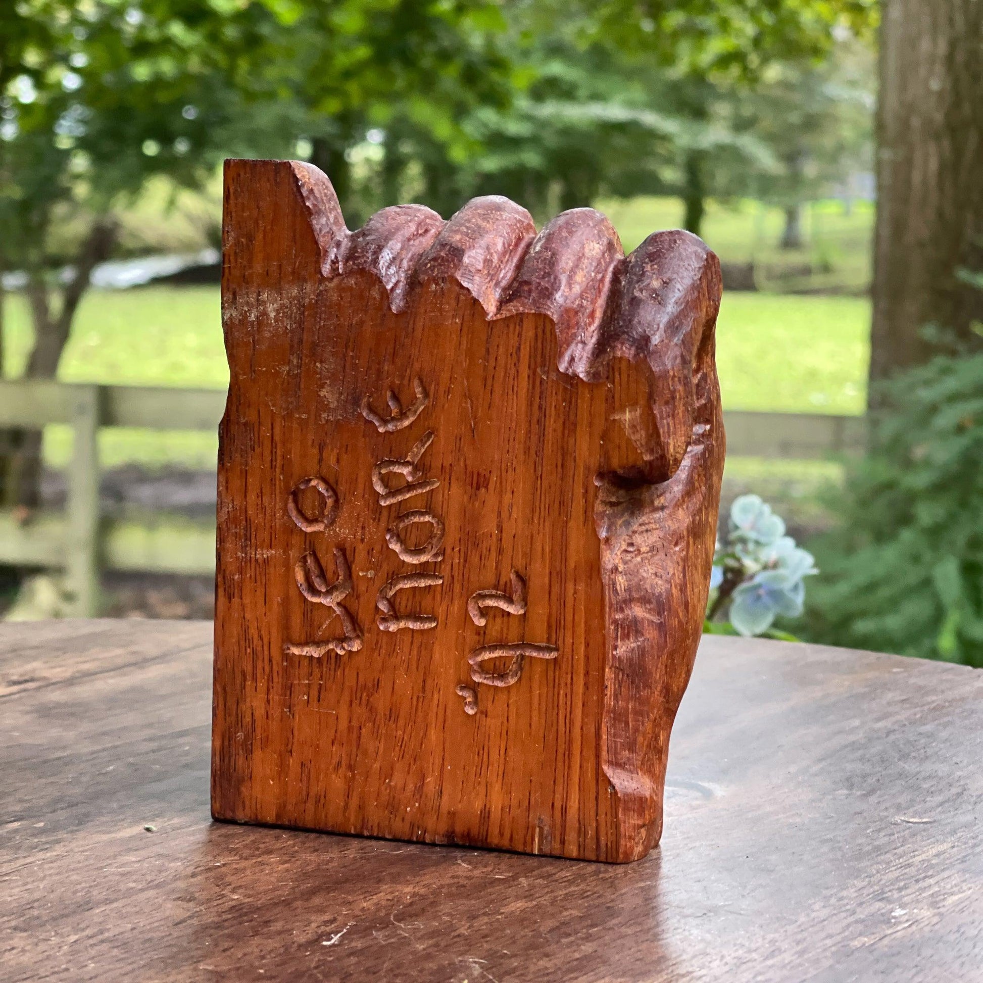 Presse paper houtsnijwerk hand - Bamestra Curiosa