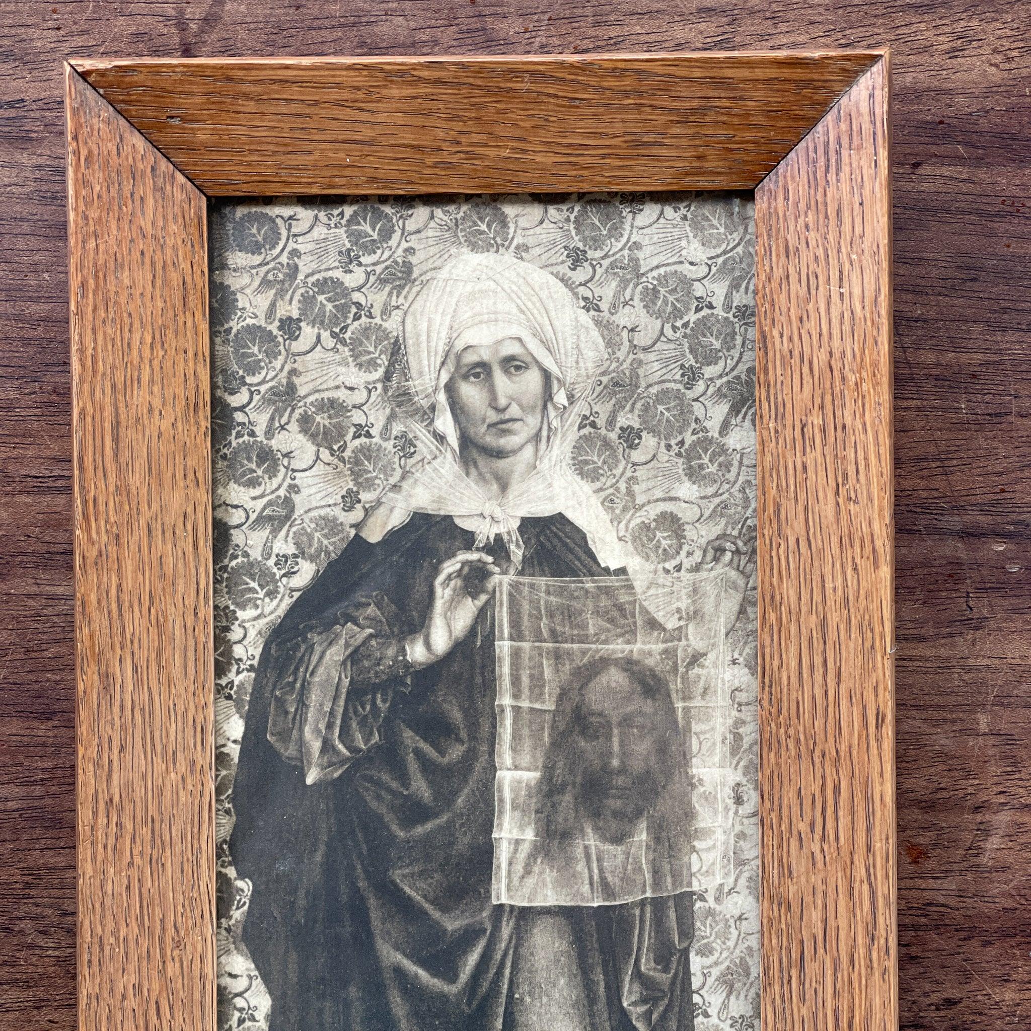 Repro van Sint Veronica door Robert Campin - The Collectionist