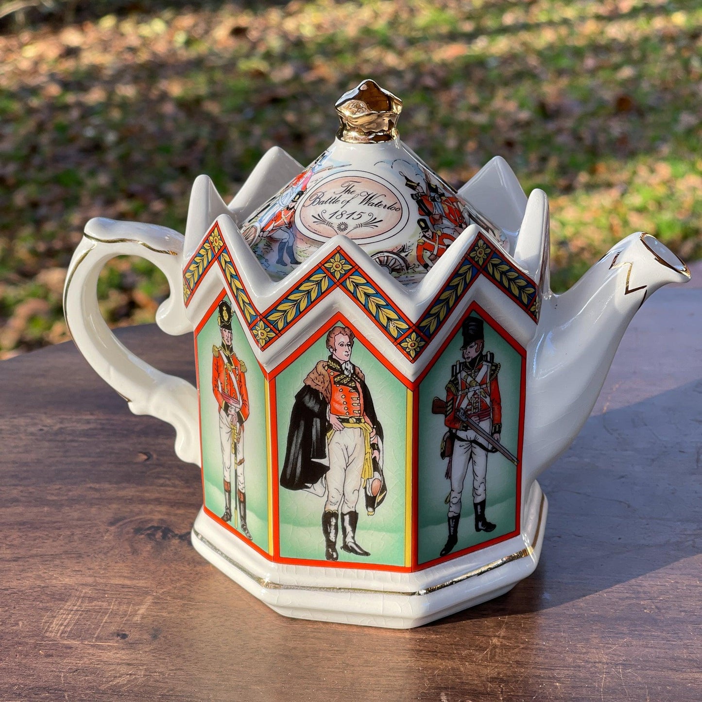 Sadler Theepot The Duke of Wellington - Bamestra Curiosa