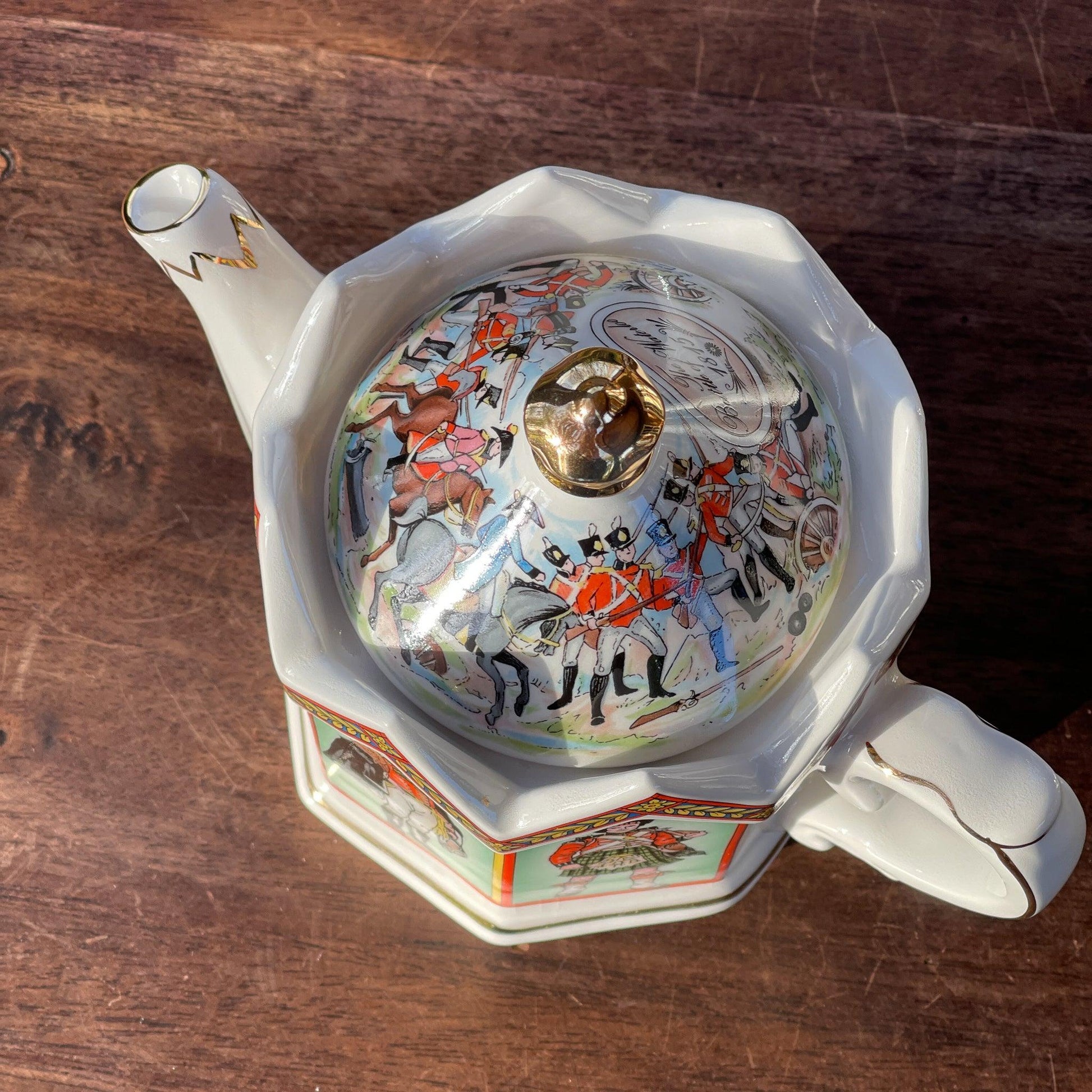 Sadler Theepot The Duke of Wellington - Bamestra Curiosa
