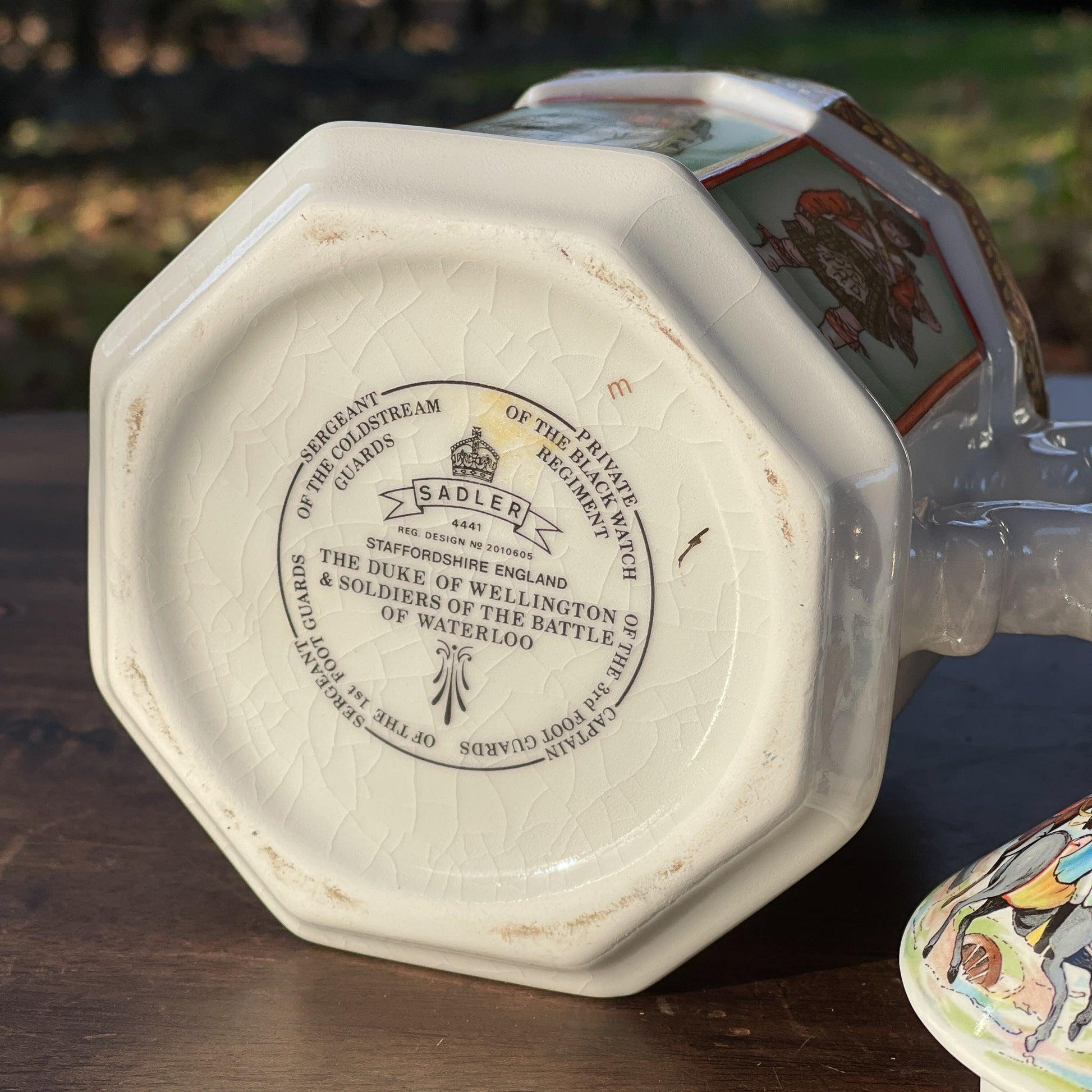 Sadler Theepot The Duke of Wellington - Bamestra Curiosa