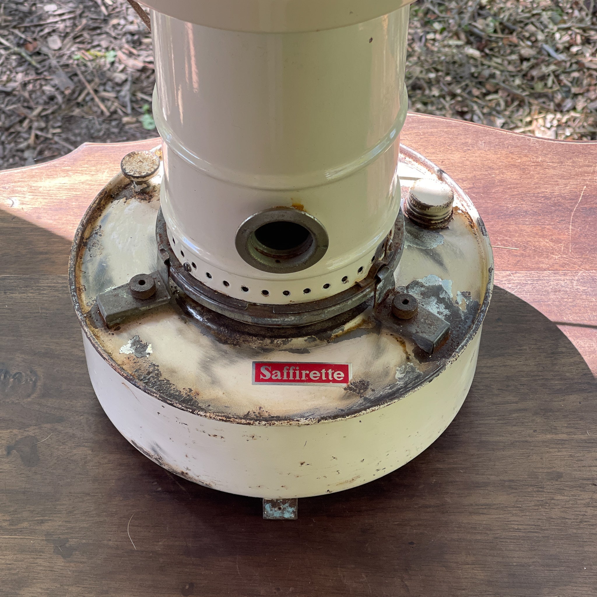 Saffirette Aladdin Emaille Petroleumkachel Met Lont - The Collectionist