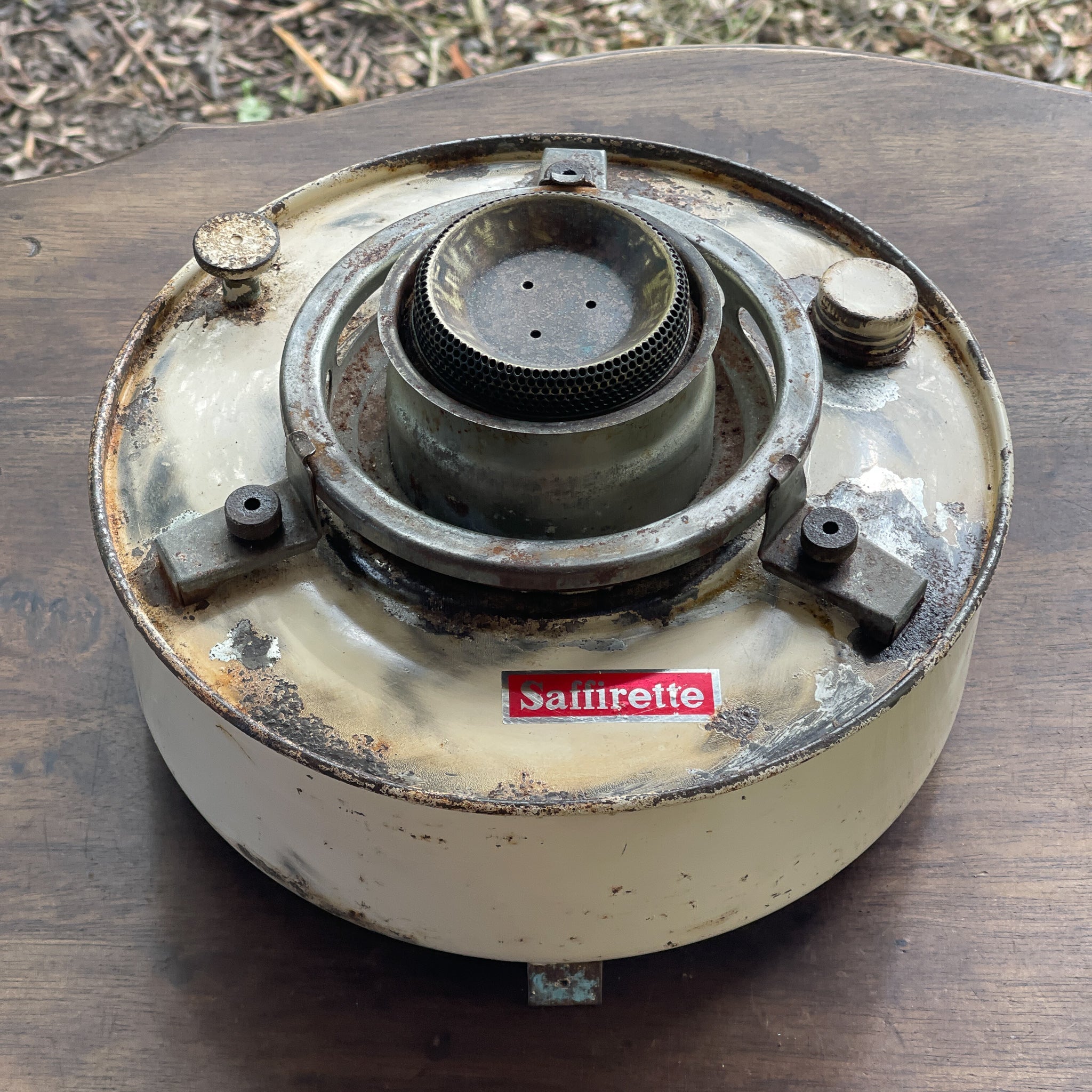 Saffirette Aladdin Emaille Petroleumkachel Met Lont - The Collectionist