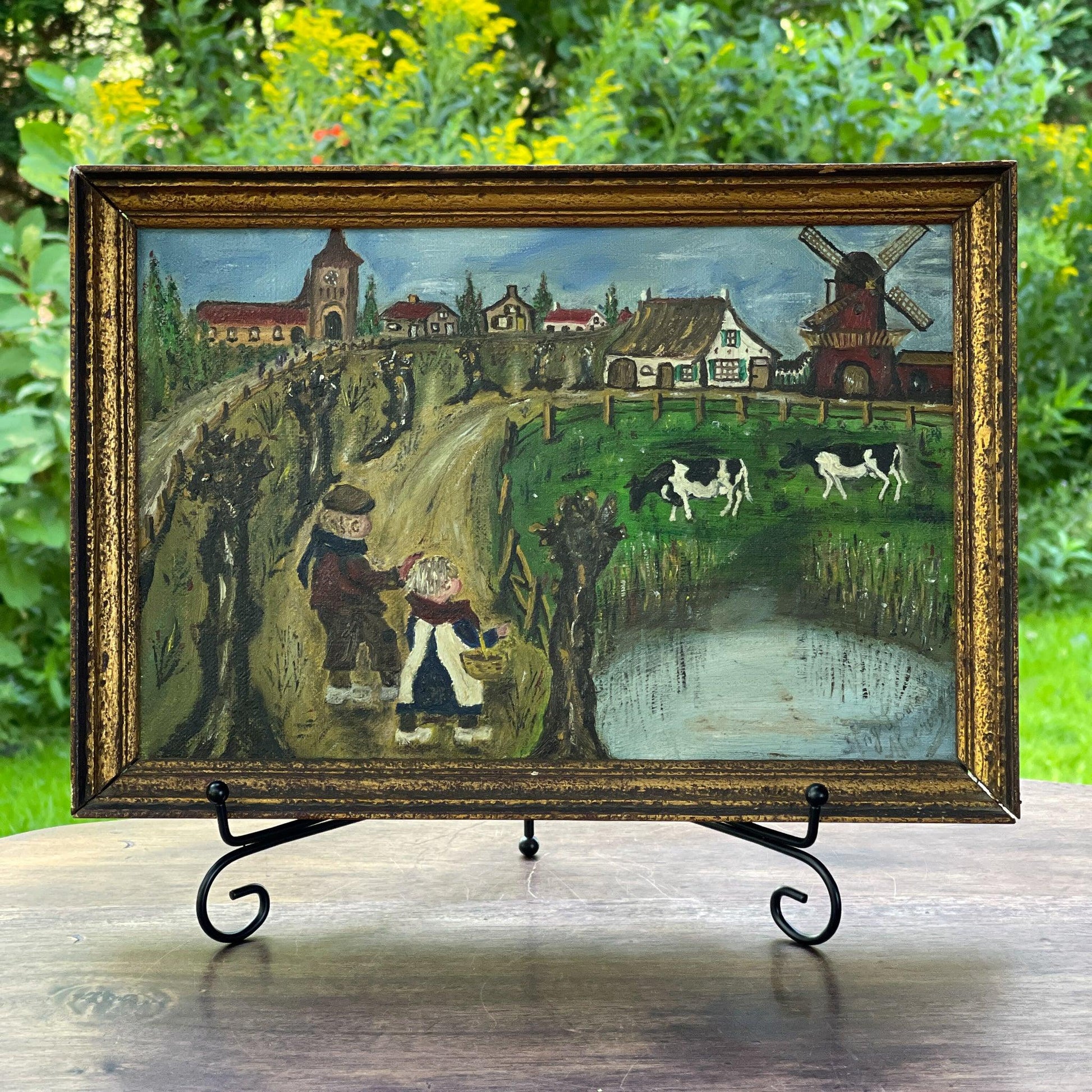 Schattig Hollands landschapje - Bamestra Curiosa