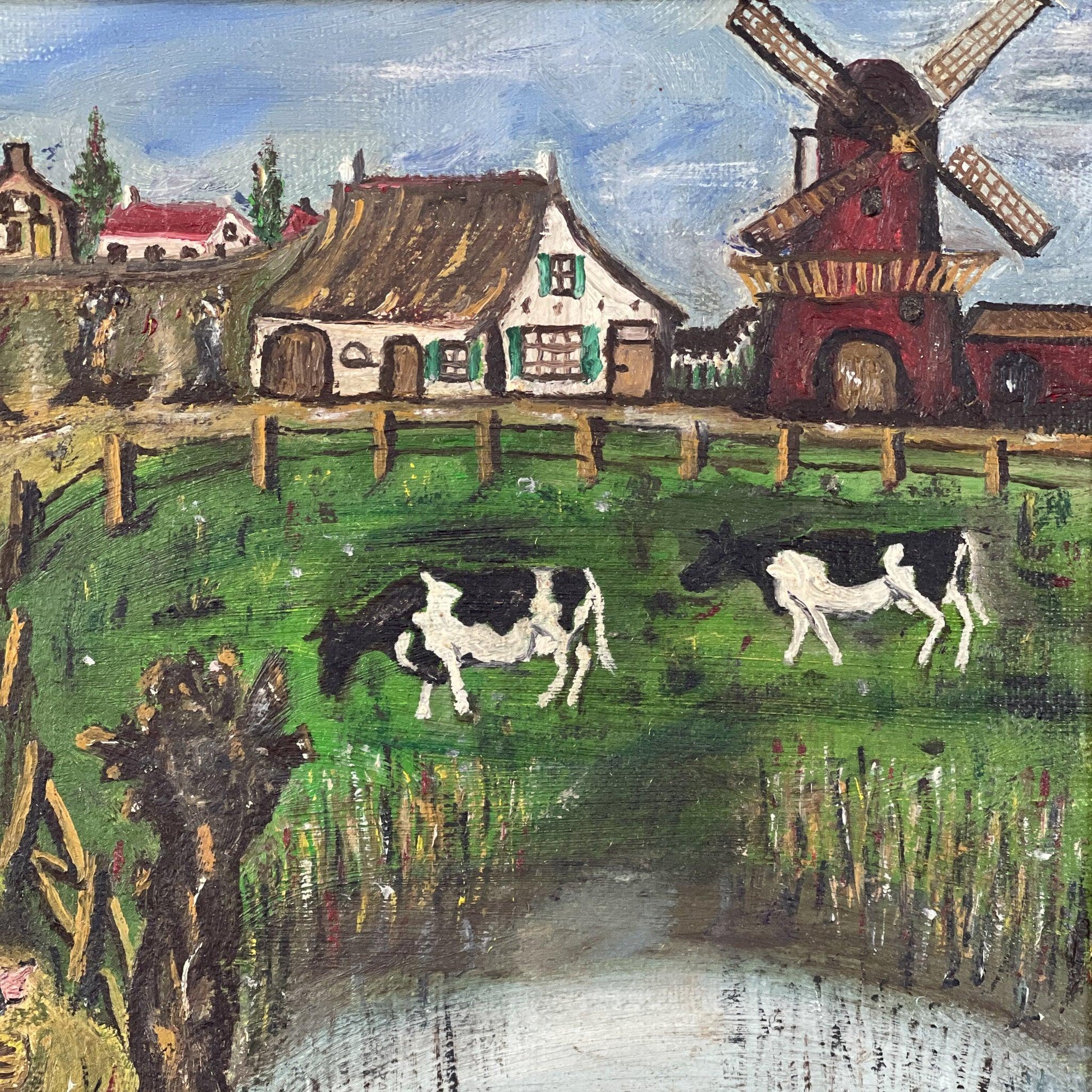 Schattig Hollands landschapje - Bamestra Curiosa