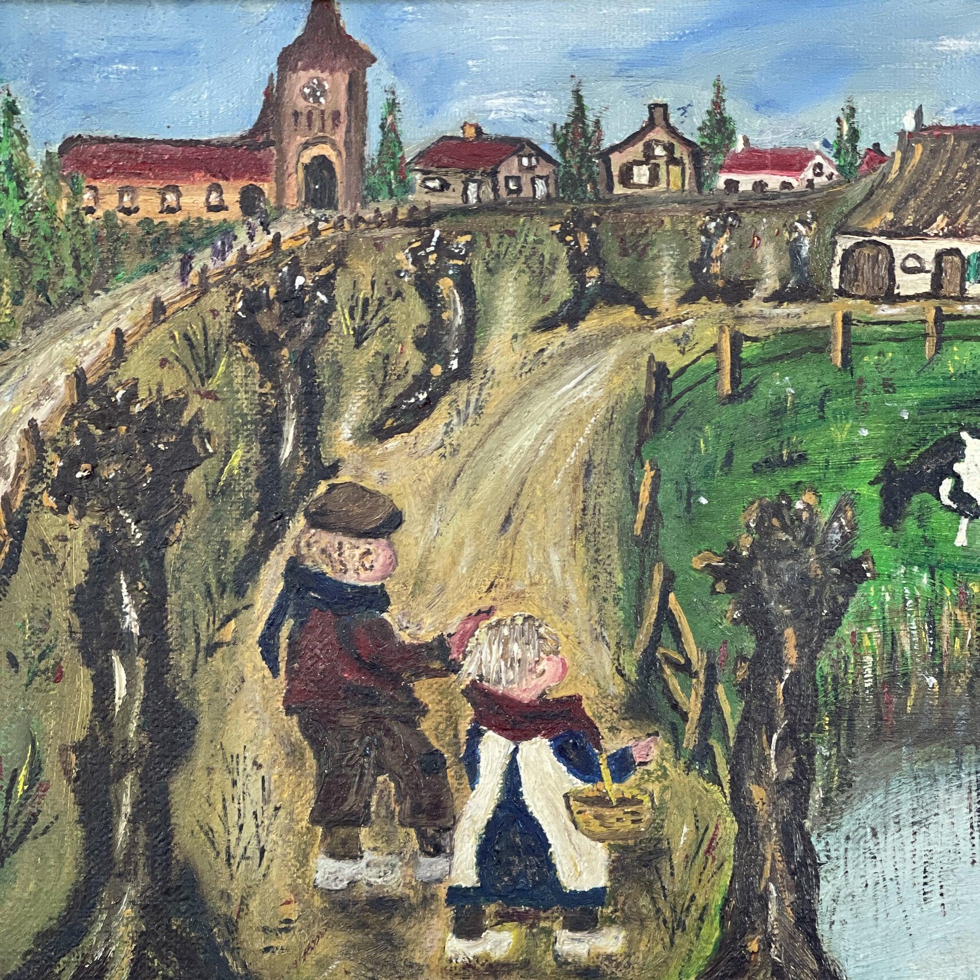 Schattig Hollands landschapje - Bamestra Curiosa