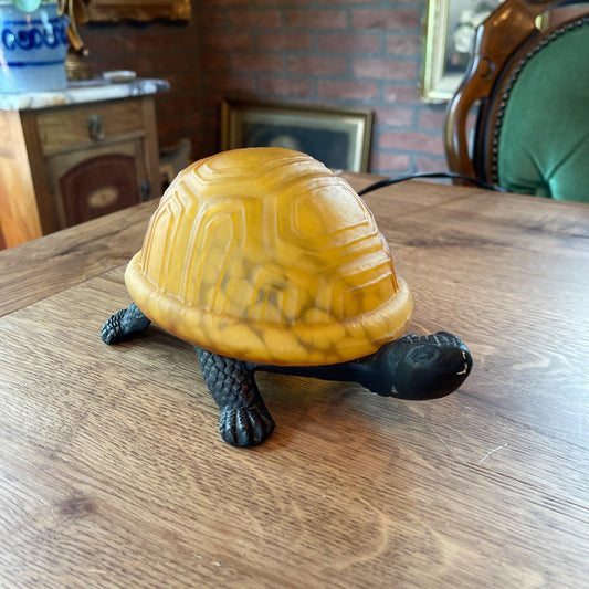 Schildpad lamp van metaal & glas - Bamestra Curiosa