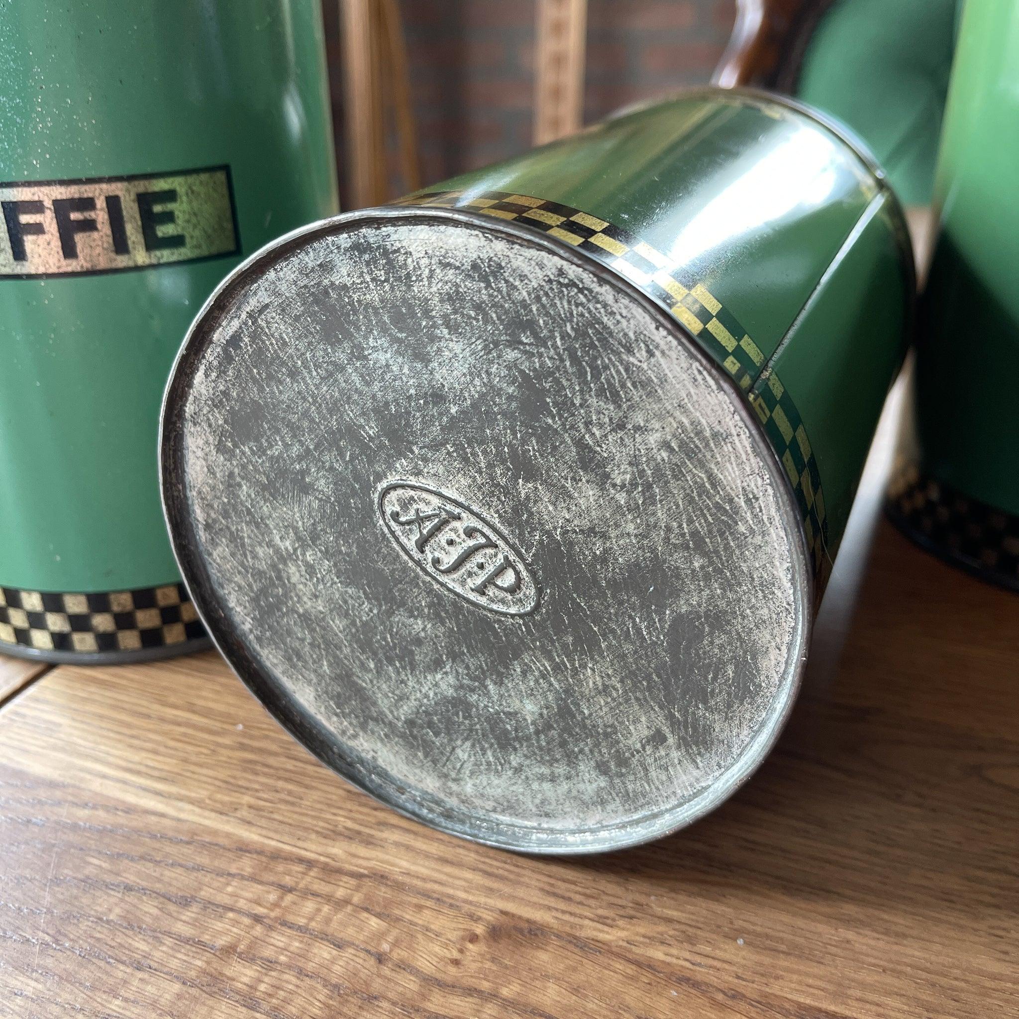 Set van drie koffie thee en suiker blikken - The Collectionist