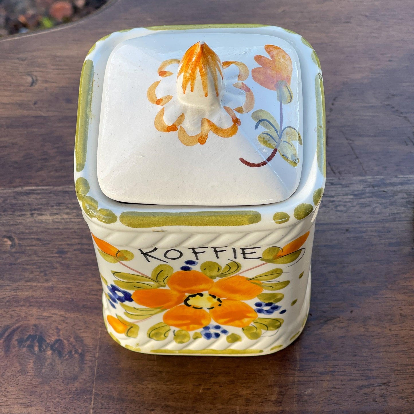 Set van drie vintage Koffie Thee en Suiker potten - The Collectionist