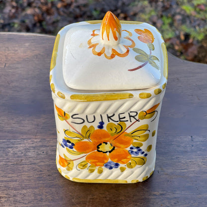 Set van drie vintage Koffie Thee en Suiker potten - The Collectionist