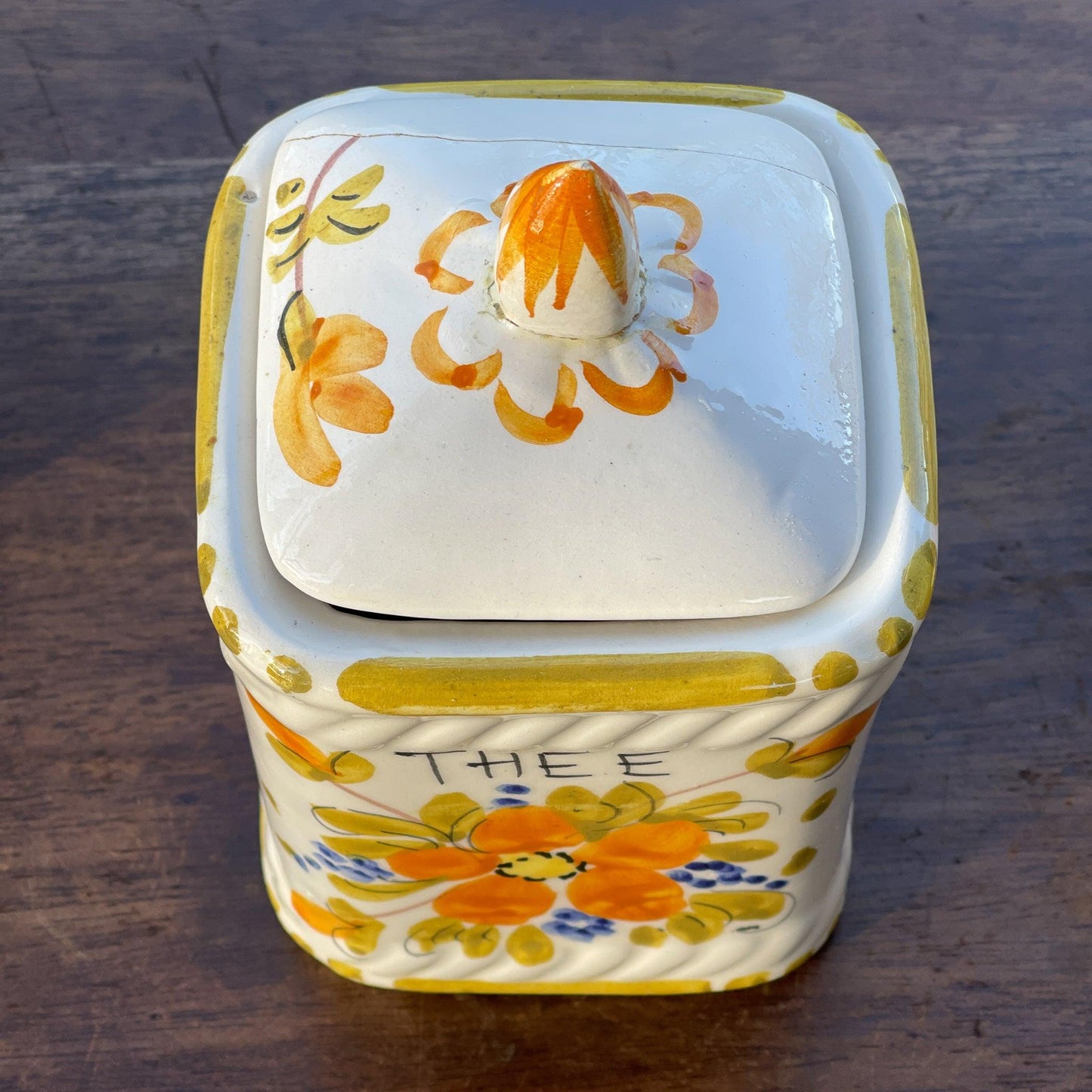 Set van drie vintage Koffie Thee en Suiker potten - The Collectionist