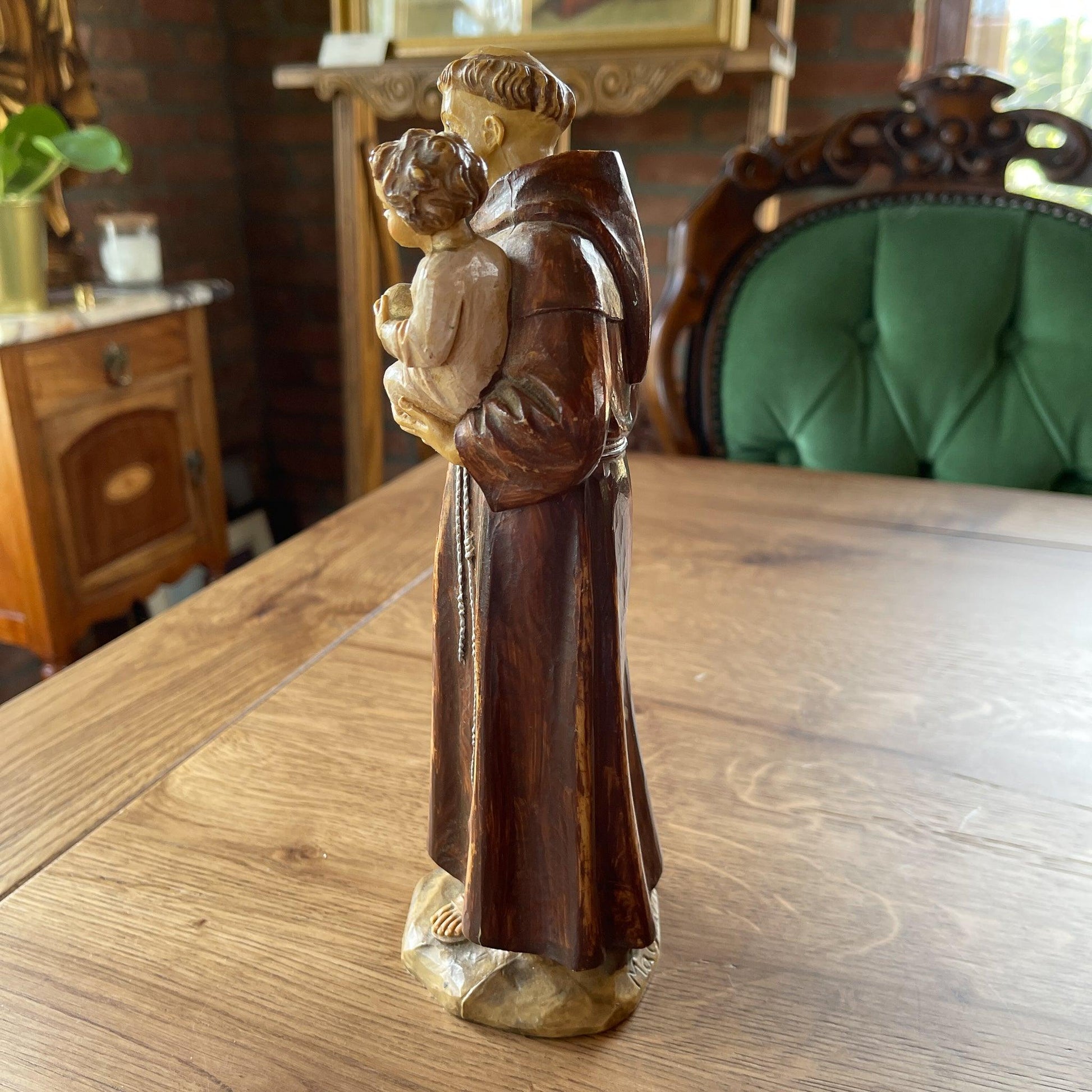 Sint Antonius van Padua en het kindje Jezus - Bamestra Curiosa