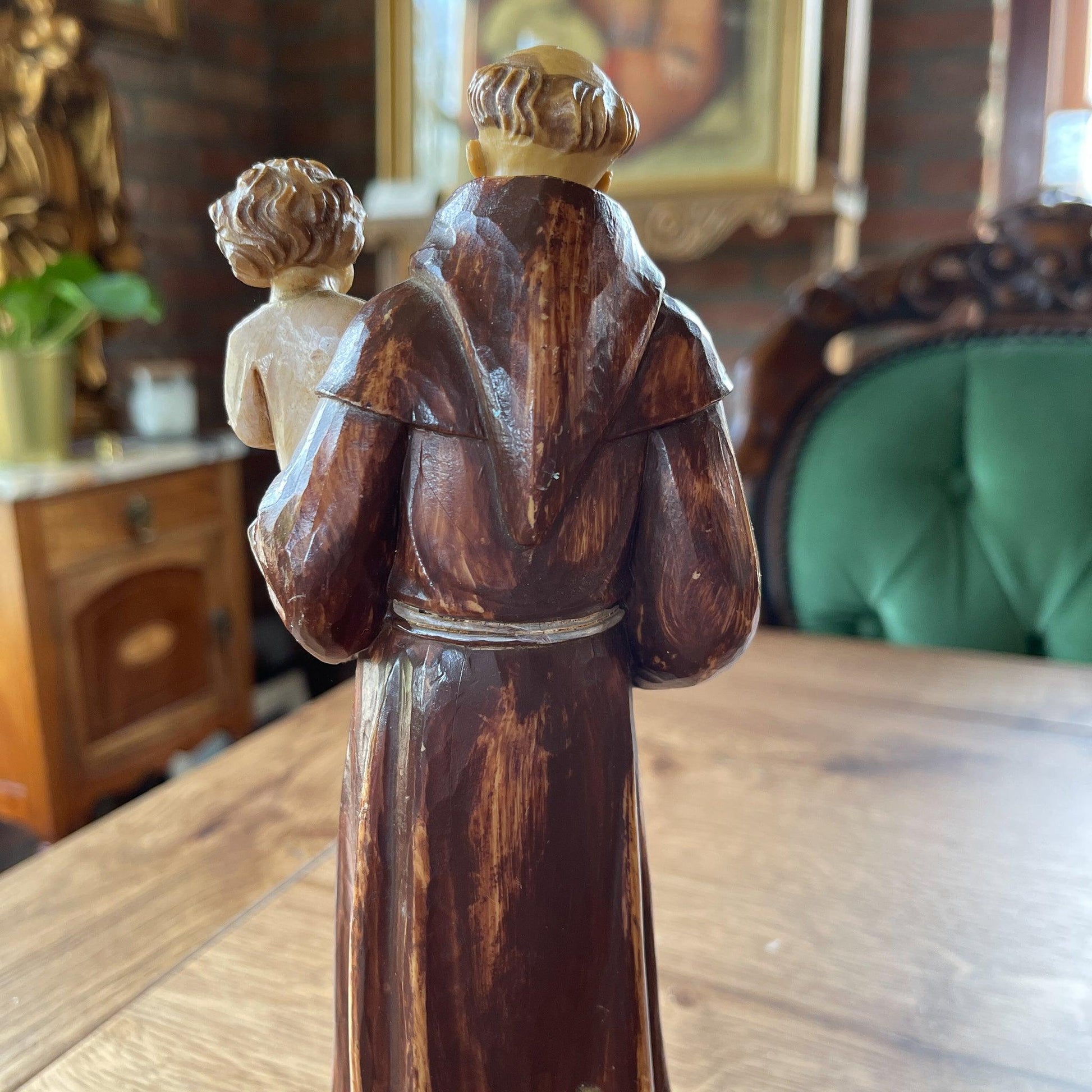 Sint Antonius van Padua en het kindje Jezus - Bamestra Curiosa